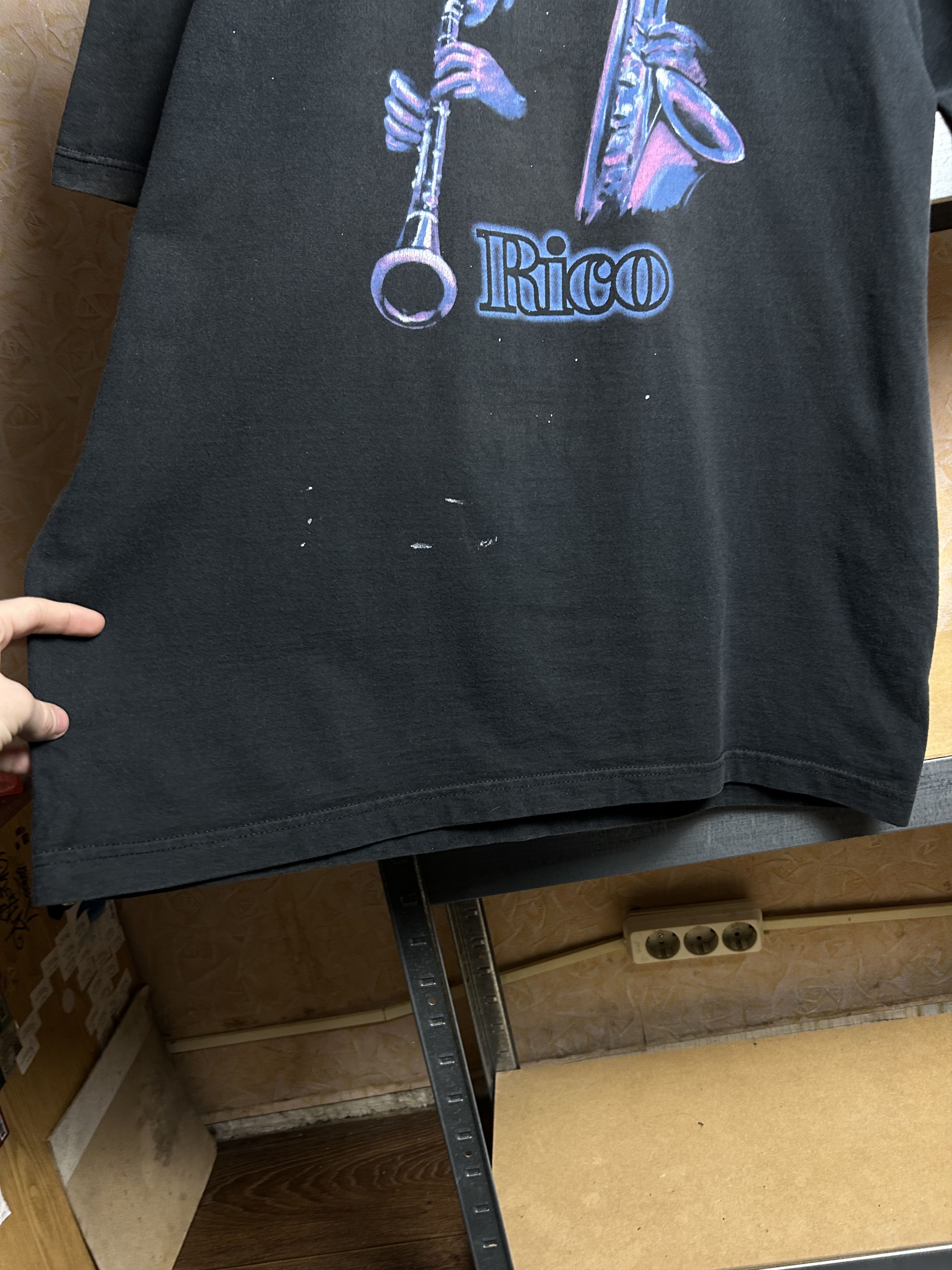 Band Tees Vintage 90s Rico Music T-shirt Size US XL / EU 56 / 4 - 9 Thumbnail
