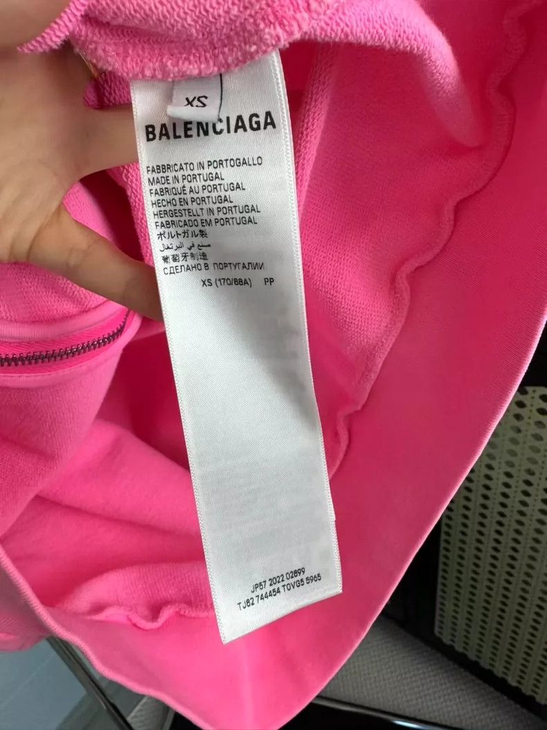 Balenciaga Balenciaga Pink Mud Show Mud Dye Old Embroidered logo Pink Size XS / US 0-2 / IT 36-38 - 5 Thumbnail