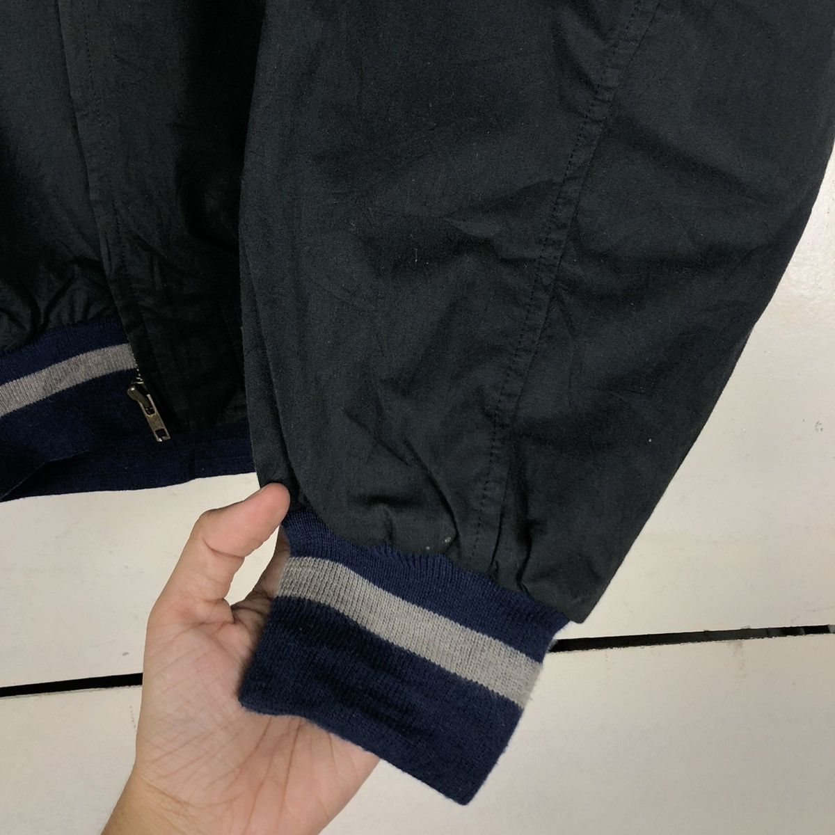 Japanese Brand 🔥VINTAGE BOMBER JACKET FLY REPO’S LINE ISSEY MIYAKE Size US M / EU 48-50 / 2 - 15 Thumbnail