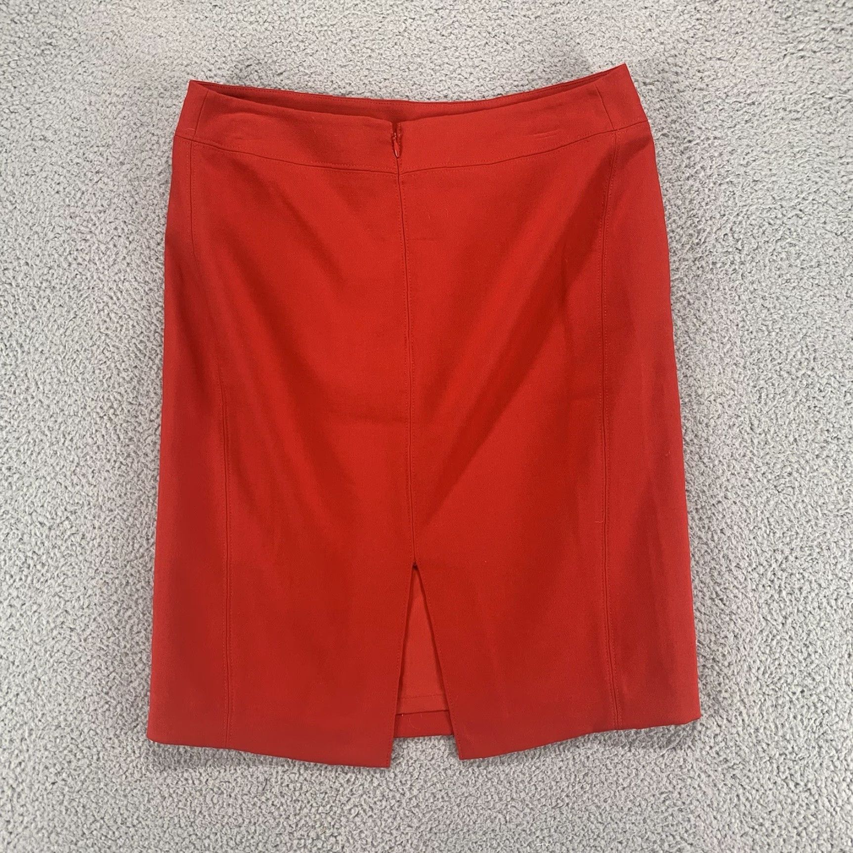 Loft LOFT Mini Skirt Womens 10 Red Medium Wash Zip Casual Spring Size 32" / US 10 / IT 46 - 5 Thumbnail