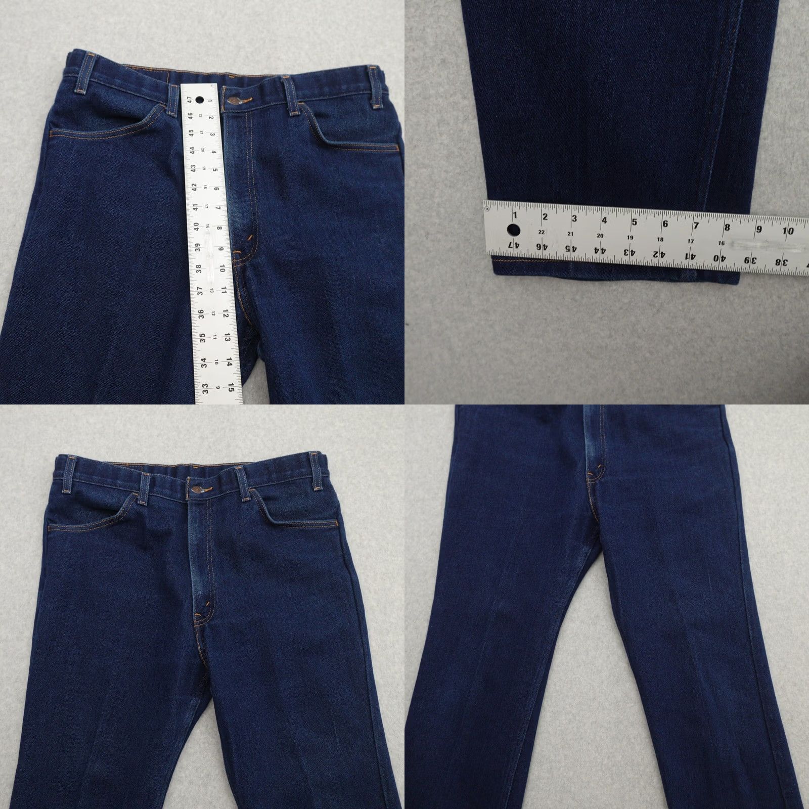 Levi's VINTAGE Levi's 977 Gold Tab Jeans Mens 38 (38X29) Dark Blue 90s Straight Mens Size US 38 / EU 54 - 8 Thumbnail