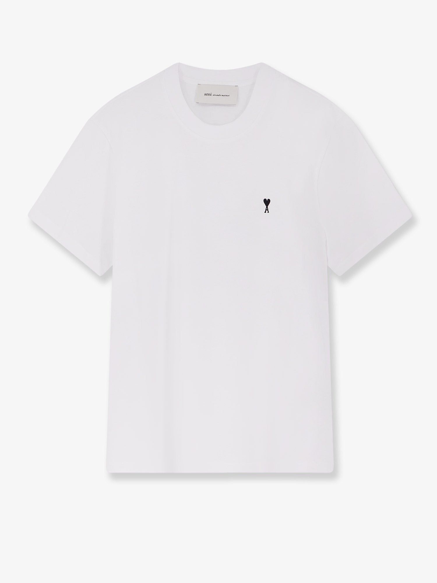 AMI Cotton T-Shirt With Contrasting Embroidery Size US XXL / EU 58 / 5 - 1 Thumbnail