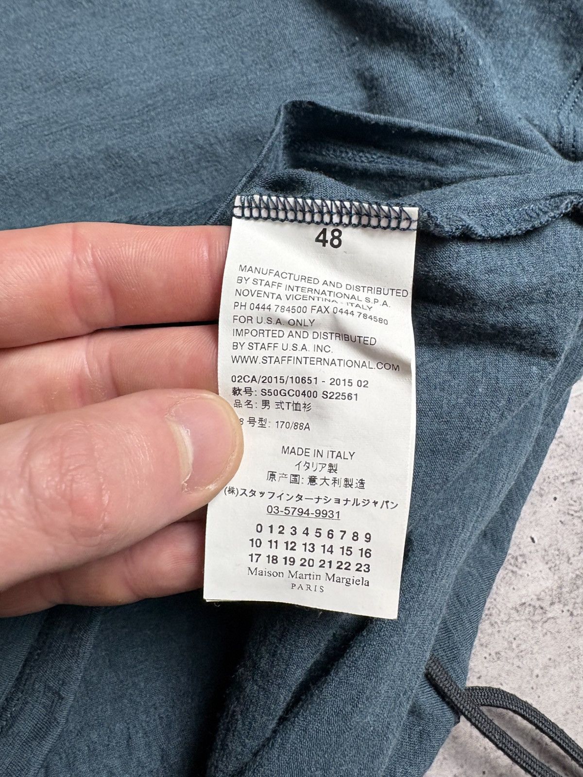 Maison Margiela Designer Luxury Tshirt Maison Martin Margiela Size US S / EU 44-46 / 1 - 7 Thumbnail