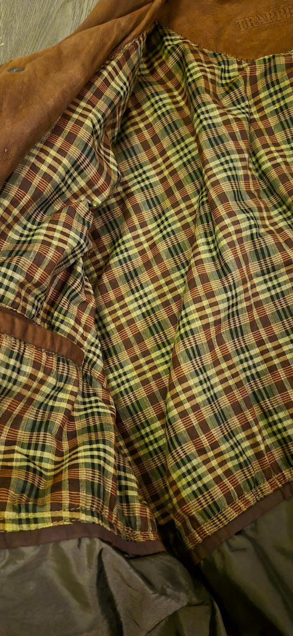 Vintage Original Trapper Leatherwear Coat 3/4 Length XL