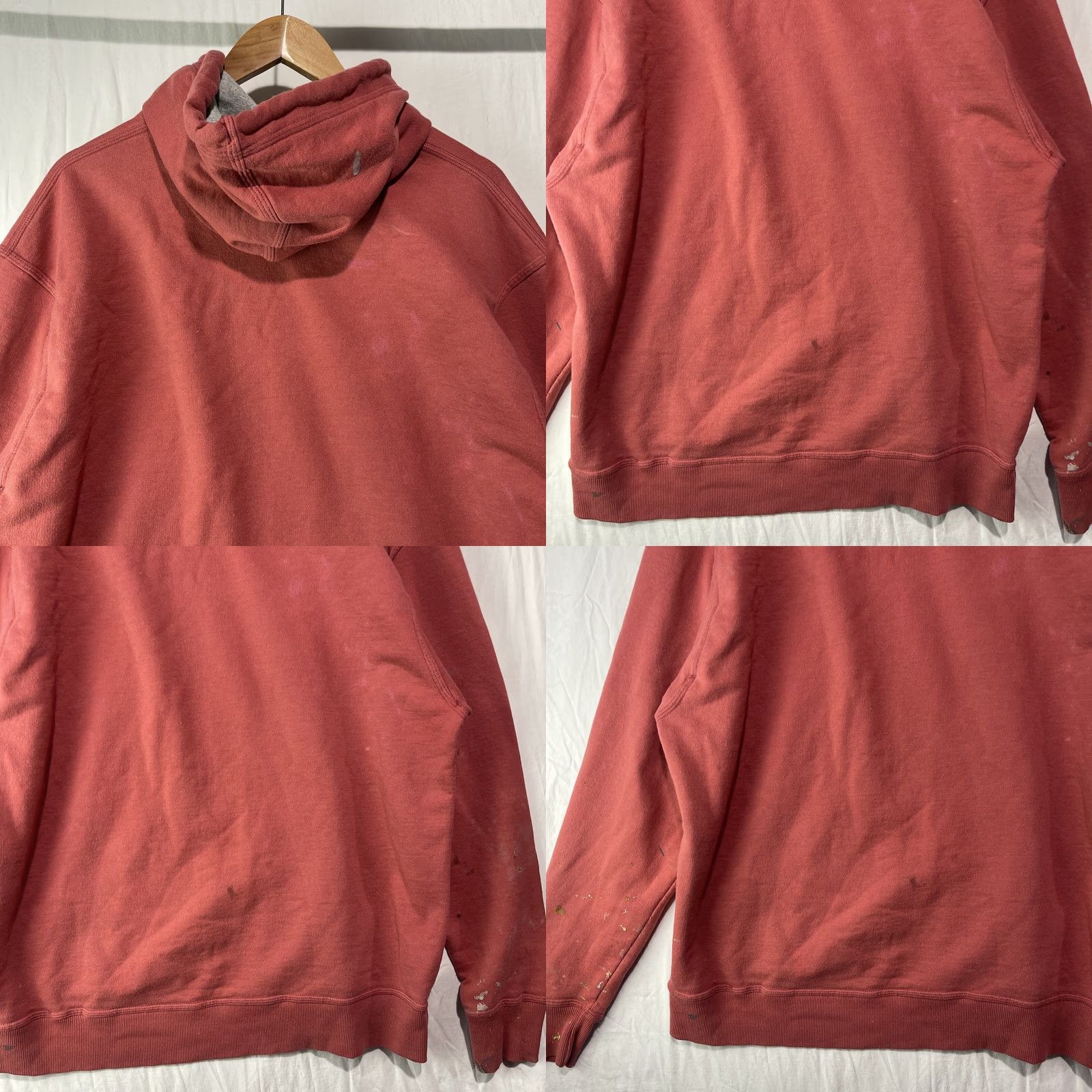 Champion Champion Hoodie Mens XL Red Sweatshirt Fleece Long Sleeve Logo Sweater Fleece Size US XL / EU 56 / 4 - 9 Thumbnail