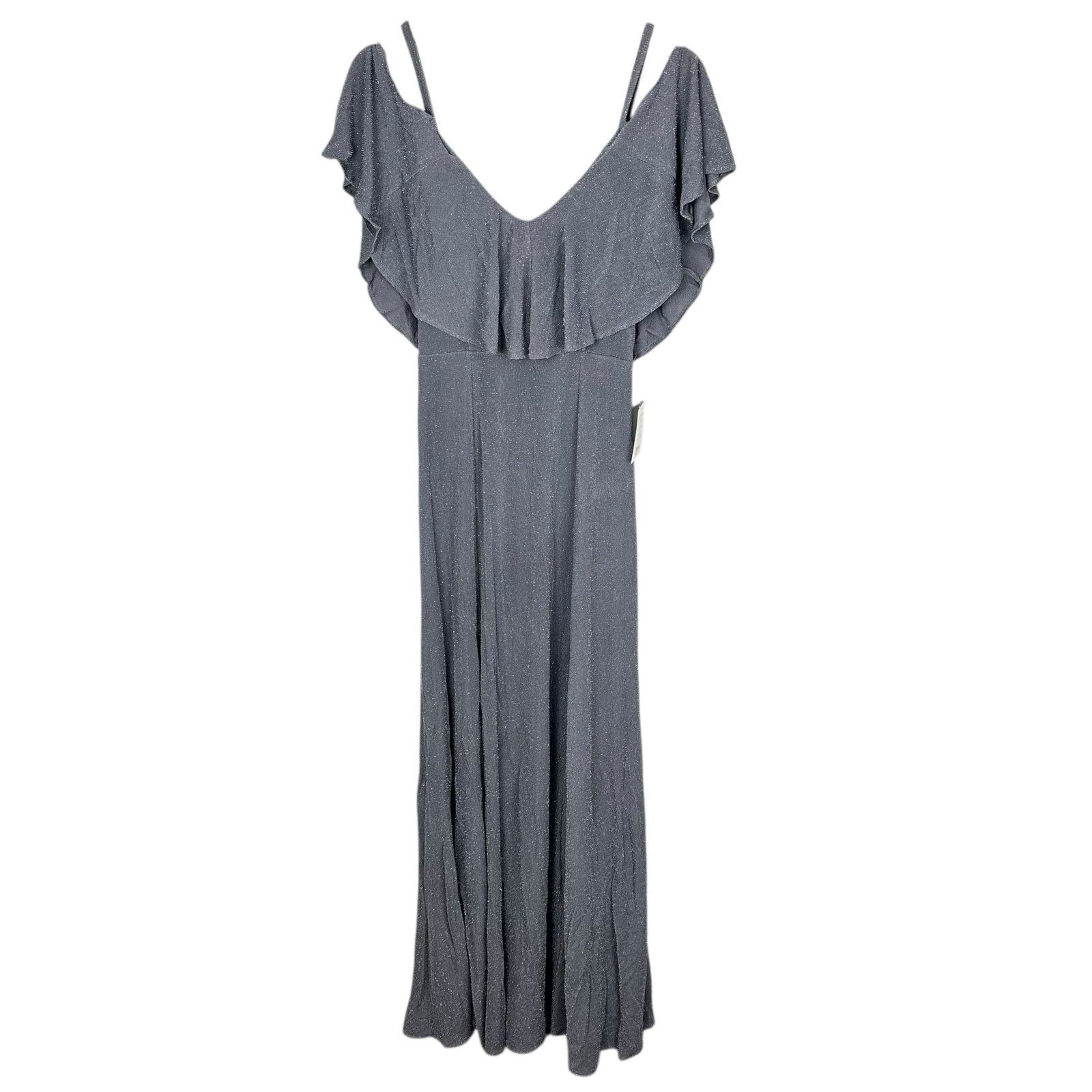 Show Me Your MuMu NWT Show Me Your Mumu Renee Maxi Ruffle Dress Smoke Small Size S / US 4 / IT 40 - 11 Thumbnail