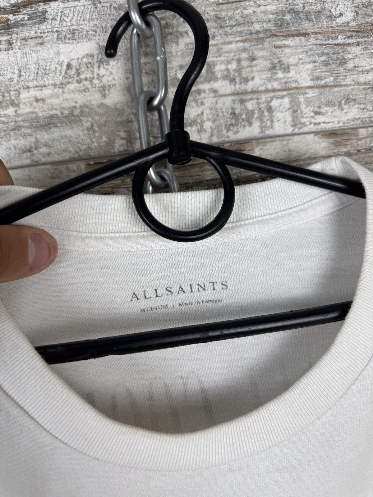 Allsaints × Japanese Brand Mens Vintage AllSaints T-shirt big logo tee Japanese luxury Size US M / EU 48-50 / 2 - 6 Thumbnail