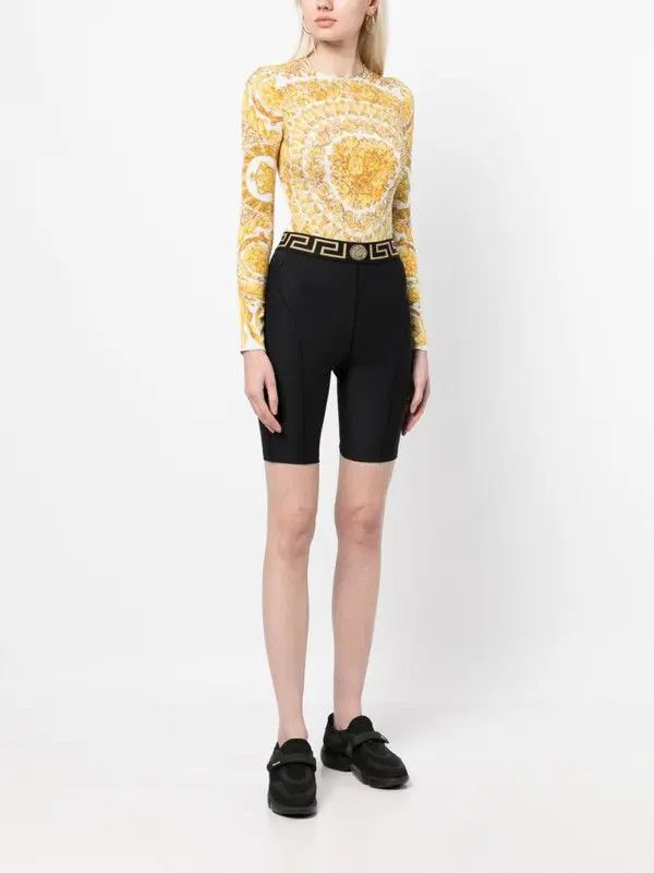 Versace o1y0226 Bodysuit in Yellow/White Size M / US 6-8 / IT 42-44 - 5 Thumbnail