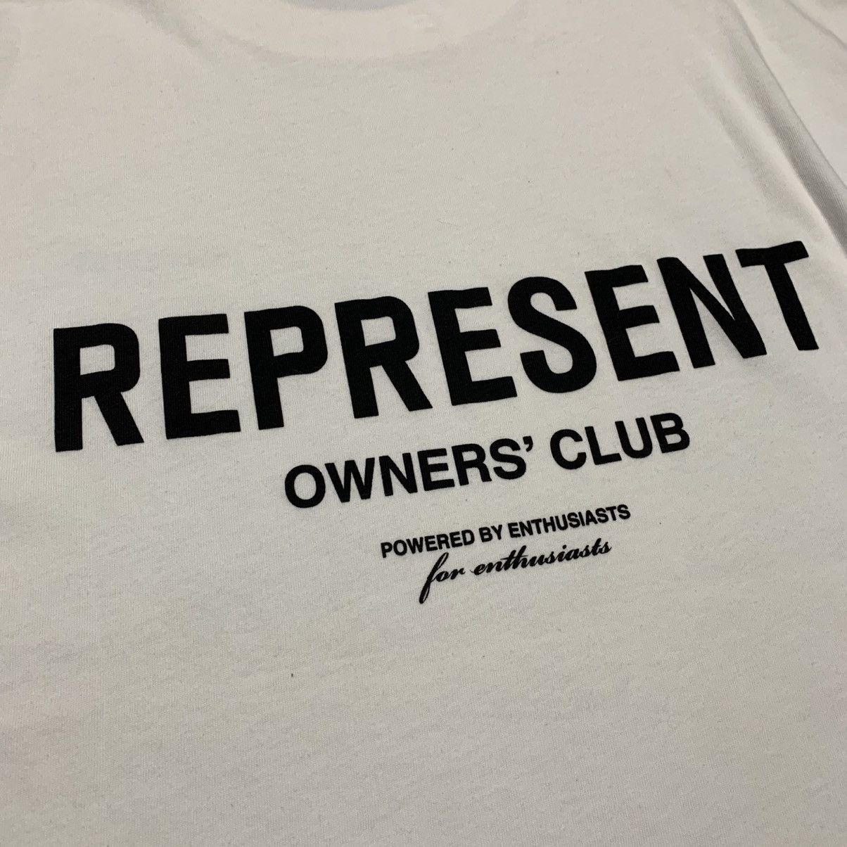 Represent Clo. Represent Medium Tee Owners Club Flat White T-Shirt Size US M / EU 48-50 / 2 - 3 Thumbnail