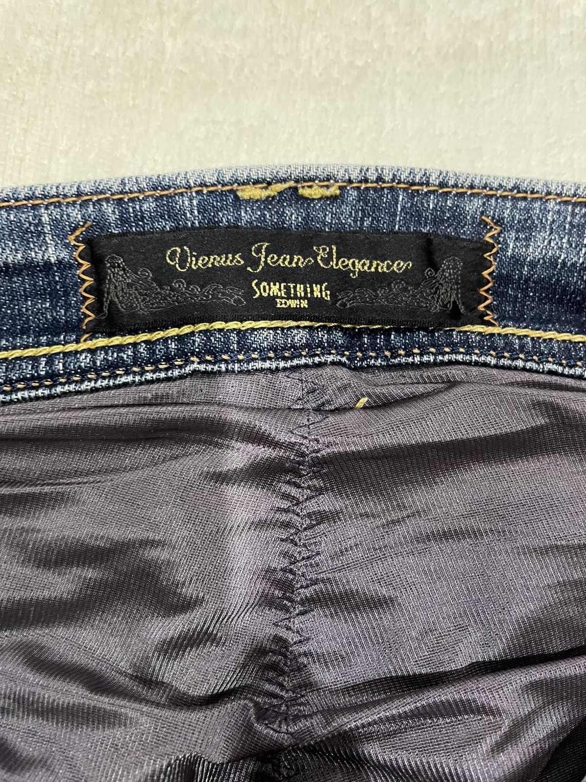 Edwin Vintage Something Edwin Mudwash Ripped Boot Cut Denim Jeans Size US 31 - 7 Thumbnail