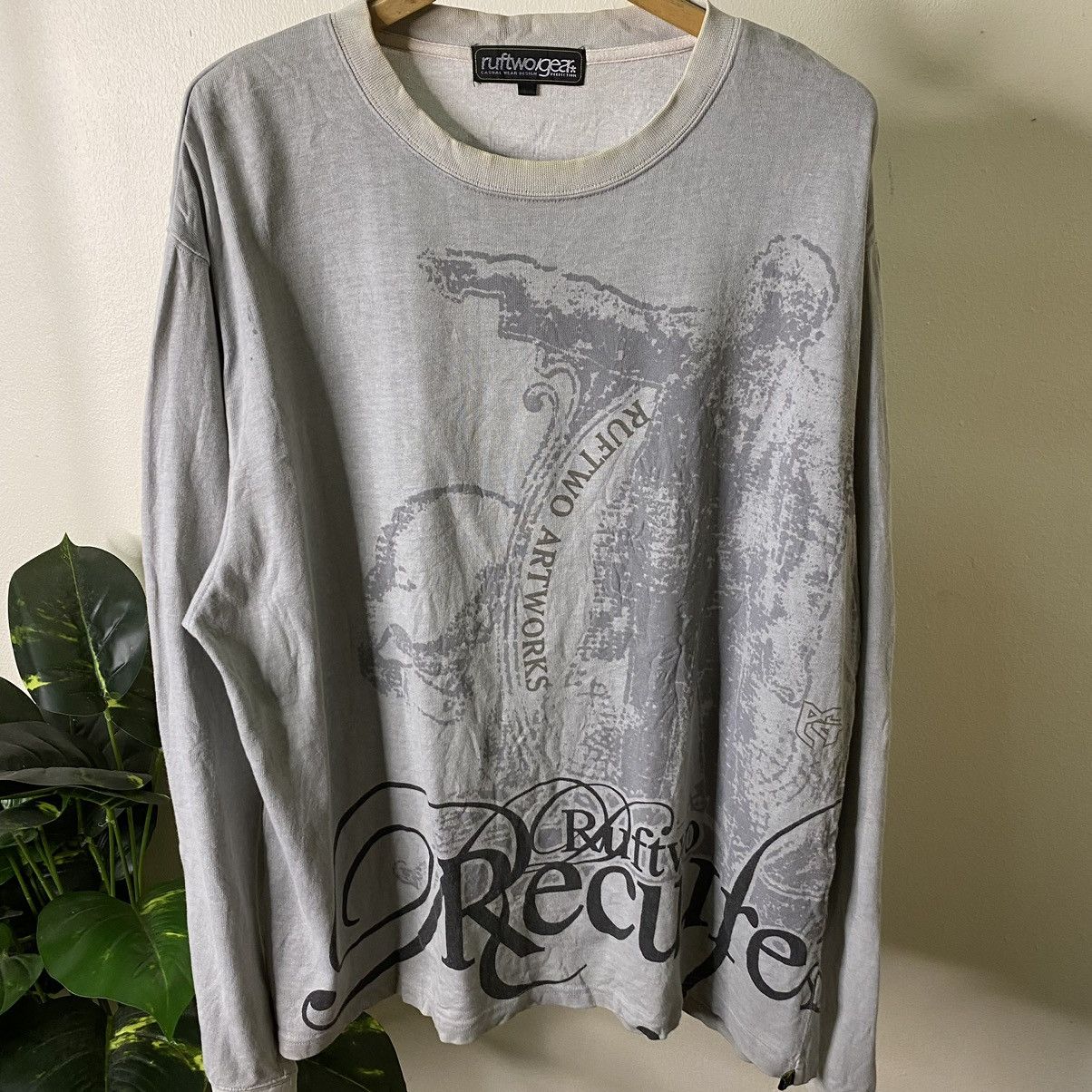 JNCO × Southpole × Vintage Vintage Y2K Ruftwogear Japanese Streetwear Brand Sweatshirt Size US L / EU 52-54 / 3 - 2 Thumbnail