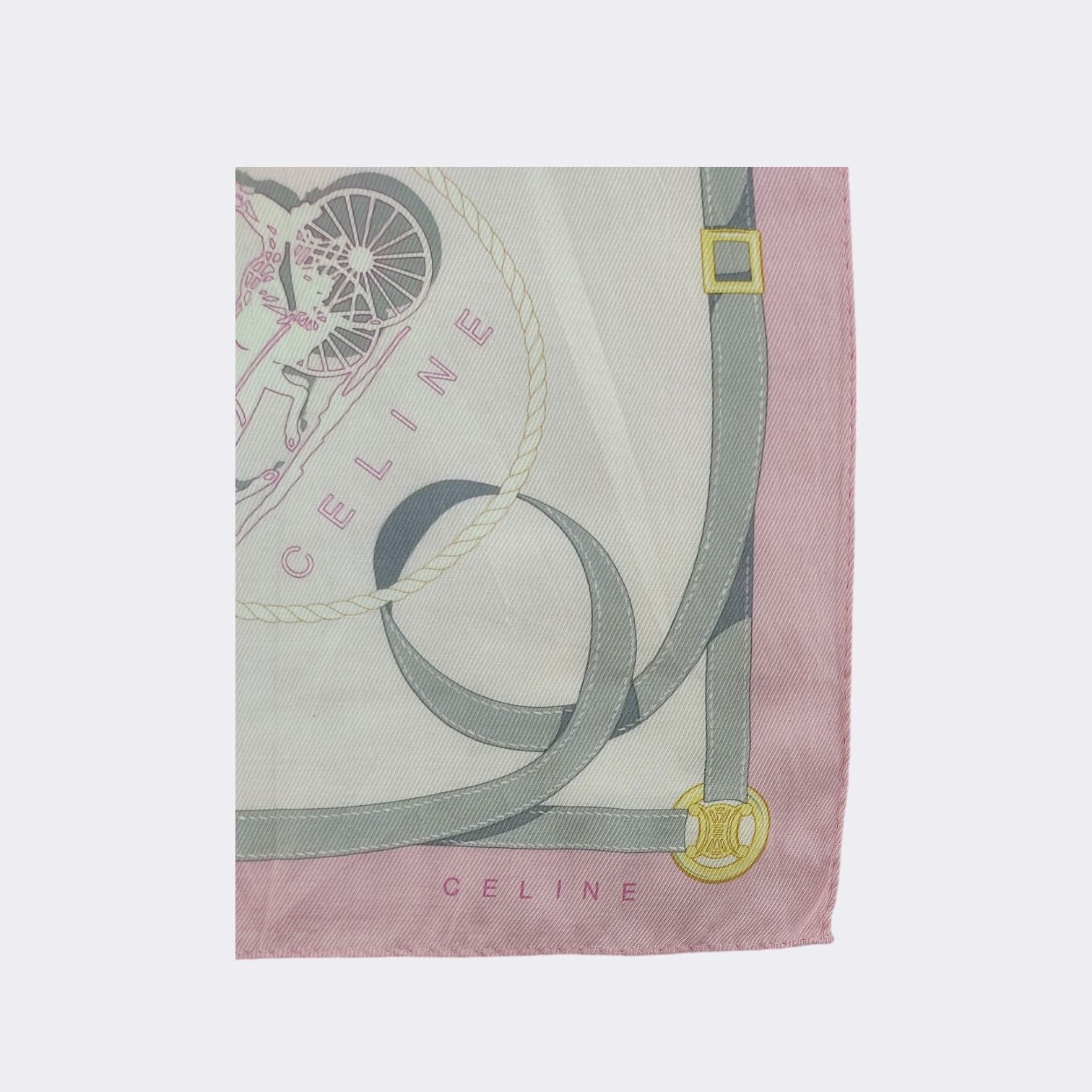 Celine Vintage Celine Handkerchief Neckerchief Bandana H175M Size ONE SIZE - 3 Thumbnail