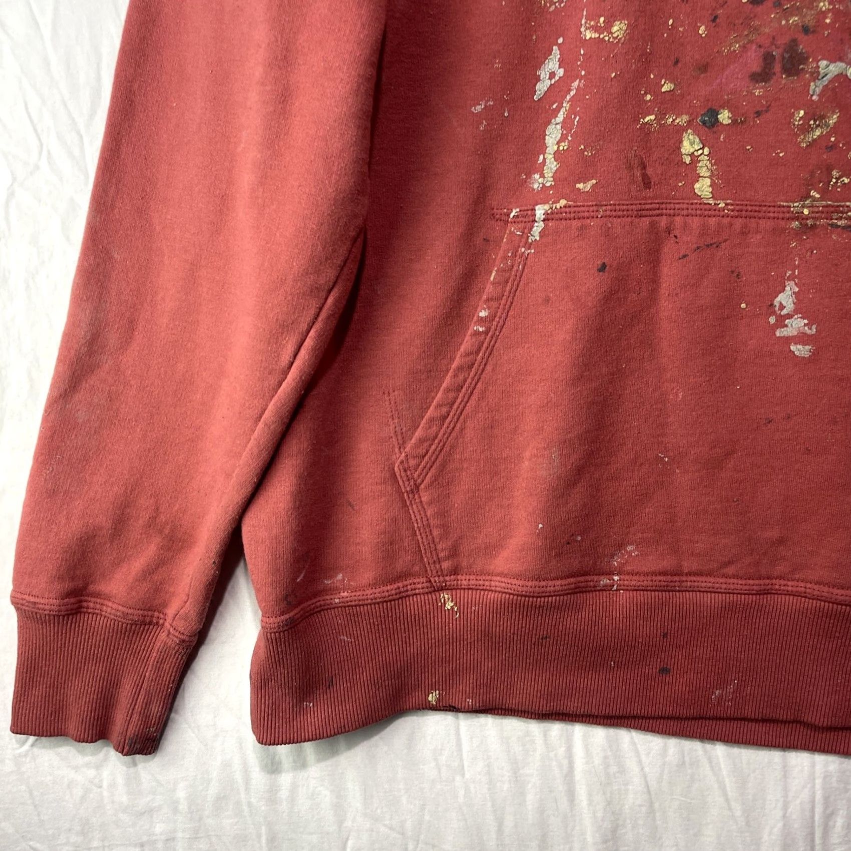 Champion Champion Hoodie Mens XL Red Sweatshirt Fleece Long Sleeve Logo Sweater Fleece Size US XL / EU 56 / 4 - 5 Thumbnail
