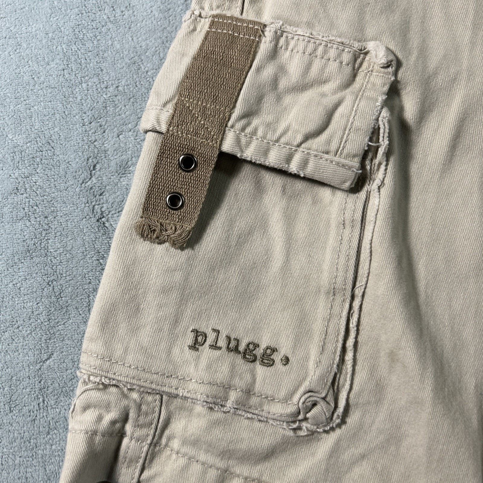 JNCO Cargo Shorts Boys 8 24x9 Child Utility Worker Skater Plugg Size 27" / US 4 / IT 40 - 3 Thumbnail