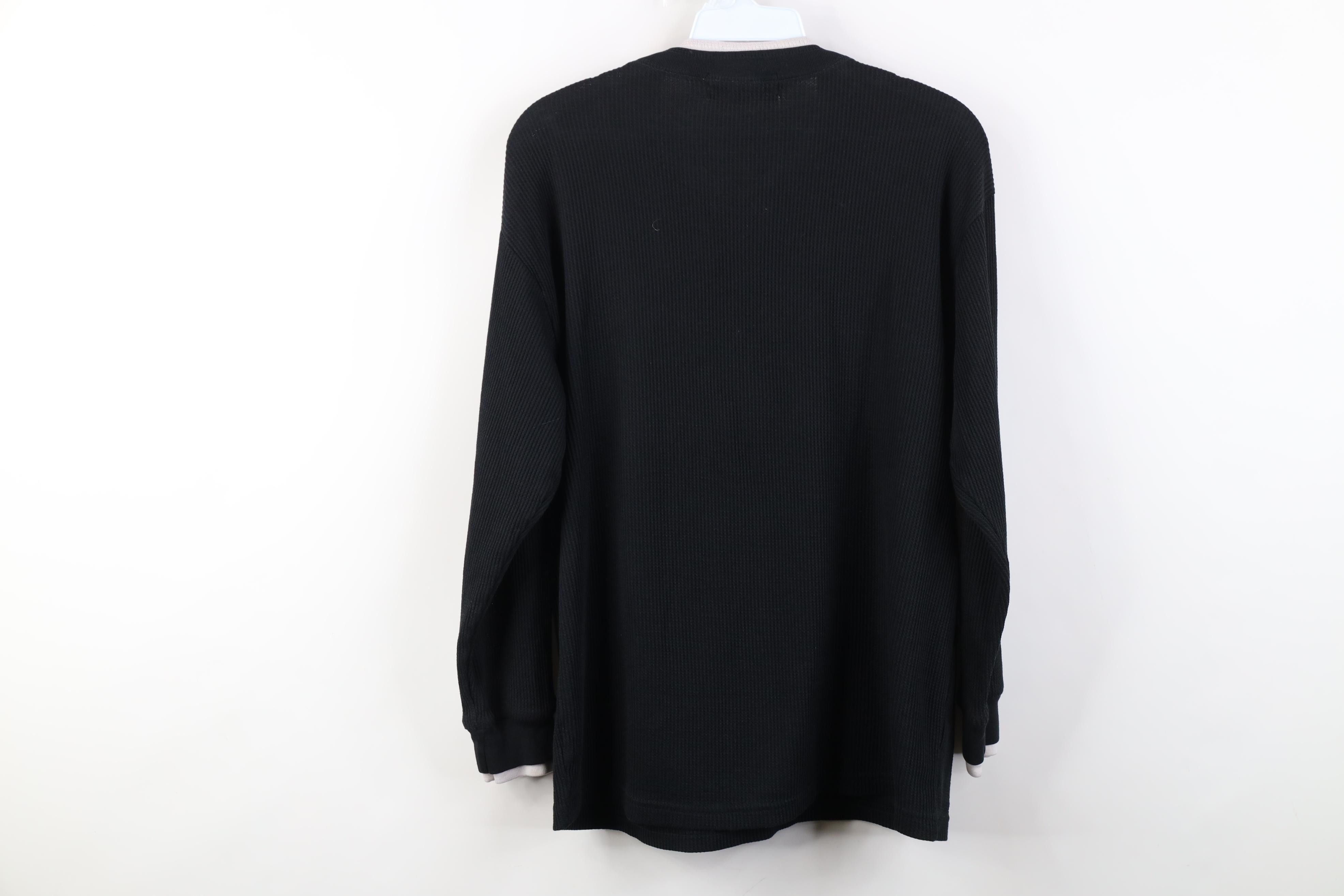 Vintage Vintage 90s Streetwear Thermal Waffle Knit Henley T-Shirt Size S / US 4 / IT 40 - 11 Thumbnail