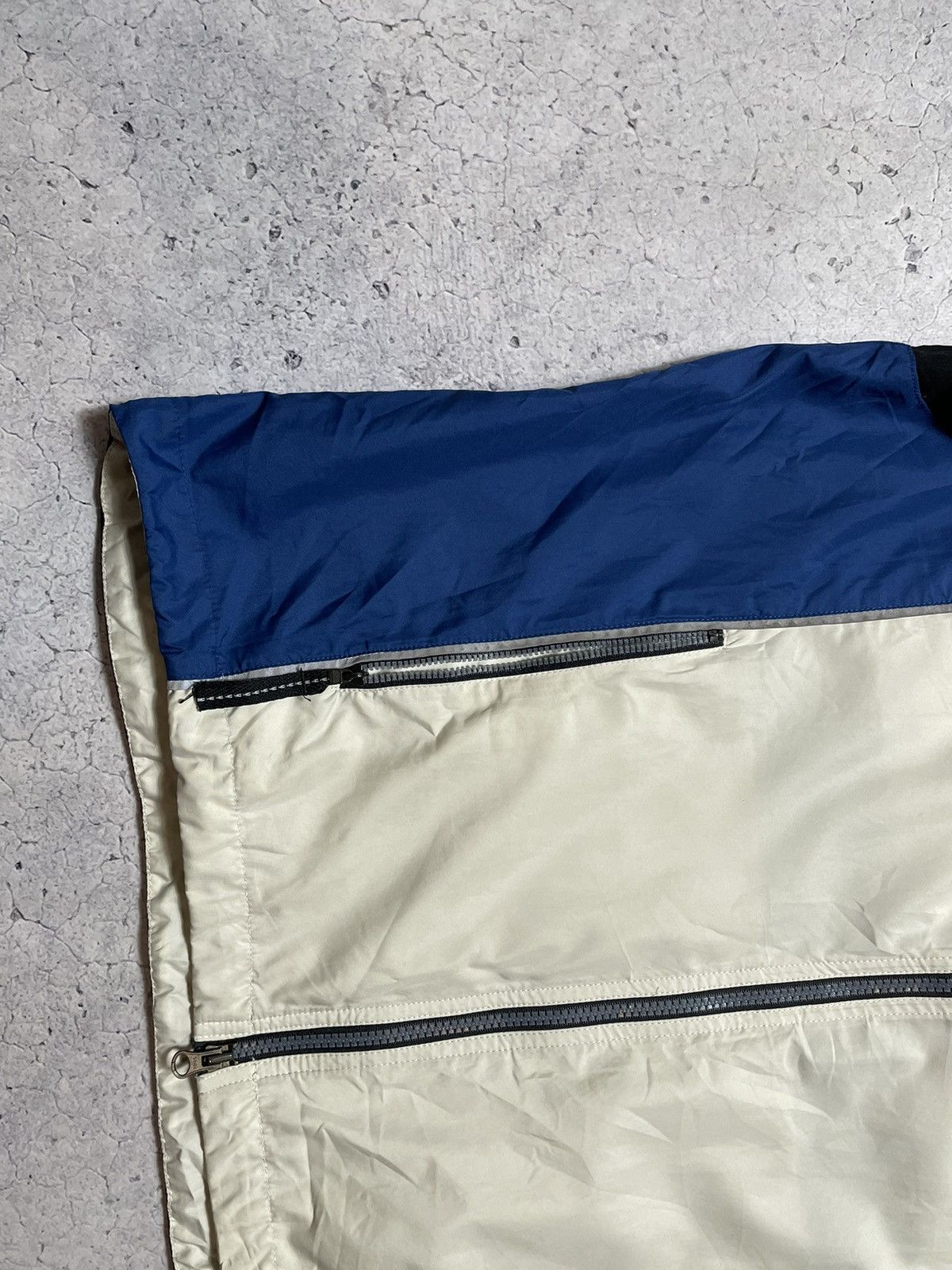 Nike × Vintage Vintage 90's Nylon Nike Drill Swoosh Vest Y2K Size US XL / EU 56 / 4 - 3 Thumbnail