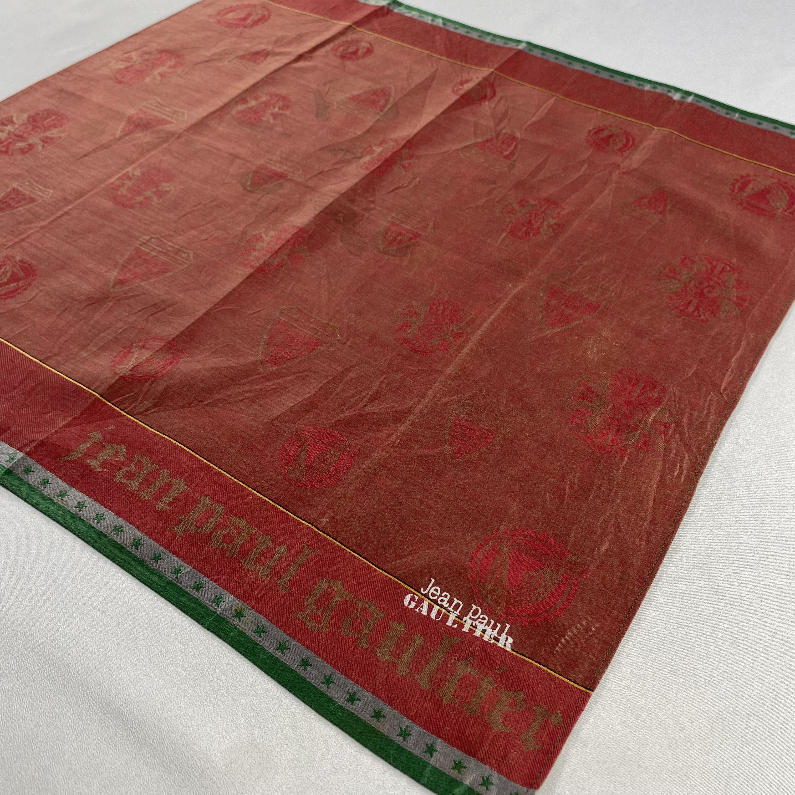 Jean Paul Gaultier × Vintage Jean Paul Gaultier Bandana/ Handkerchief / Neckerchief-P1307 Size ONE SIZE - 2 Thumbnail