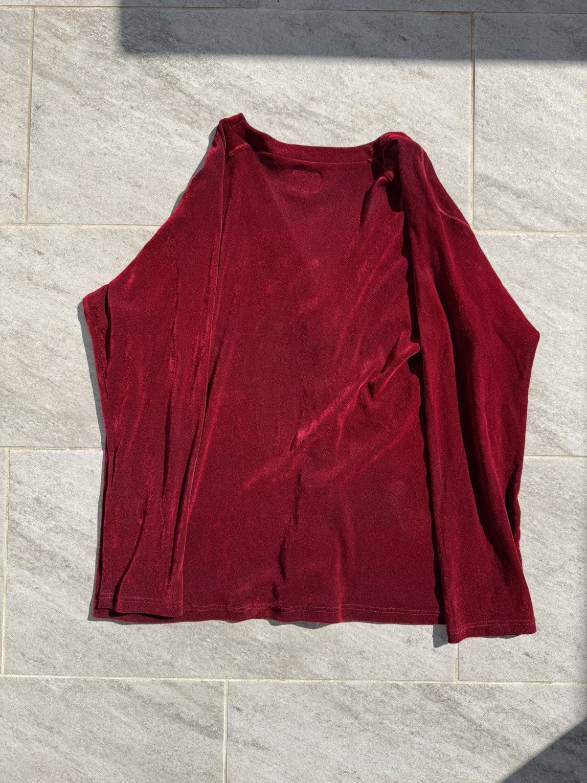 Needles Needles Red Velvet Cardigan Size US M / EU 48-50 / 2 - 2 Thumbnail
