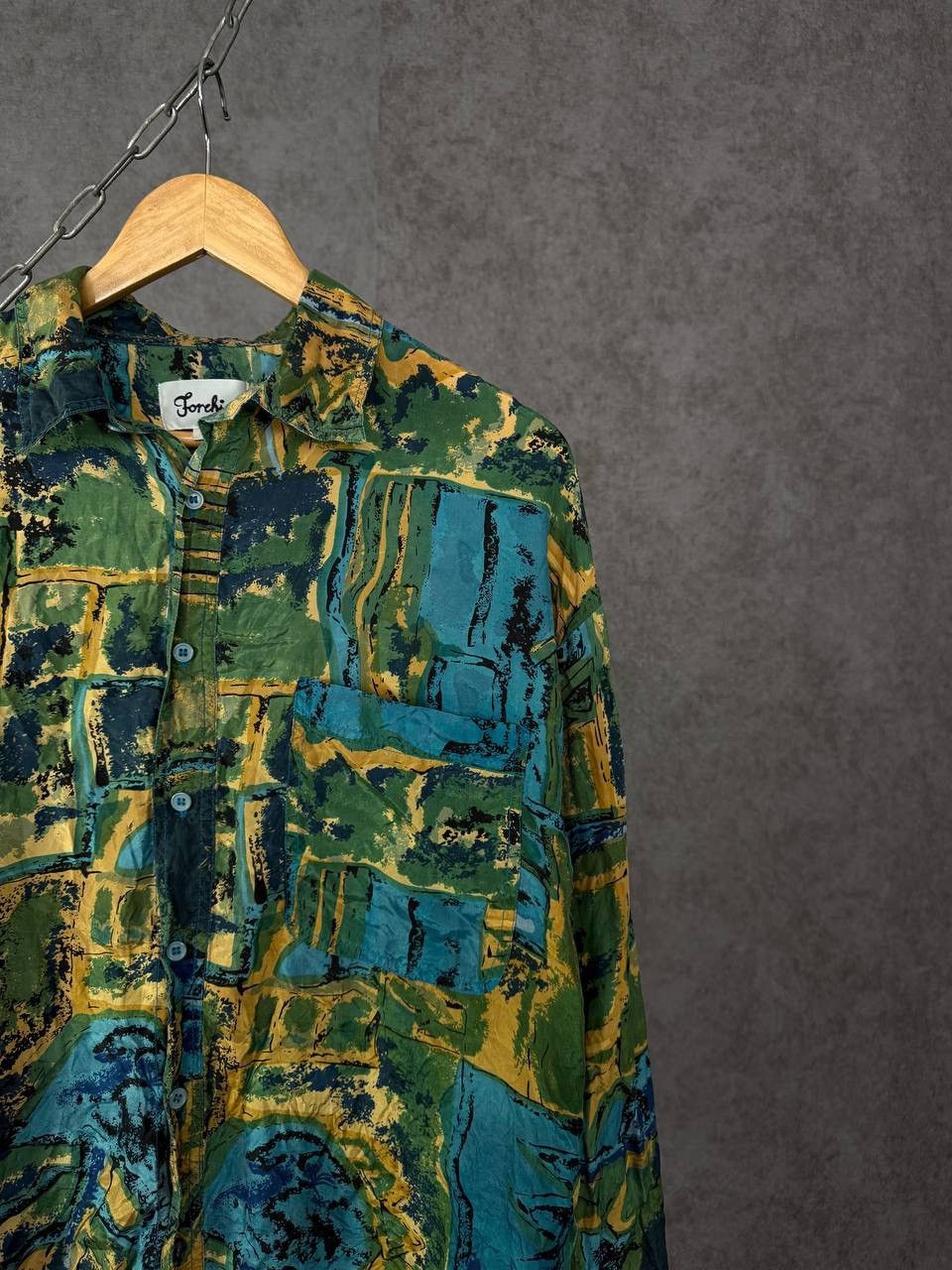 Vintage Art Crazy Hawaiian vintage silk shirt Size US XL / EU 56 / 4 - 2 Thumbnail