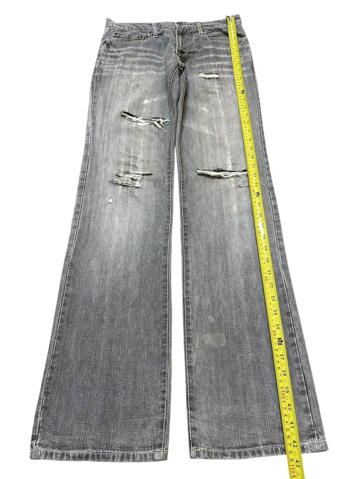 Japanese Brand Vintage Japanese Brand Faded Wash Distressed Style Jeans Size US 30 / EU 46 - 11 Thumbnail