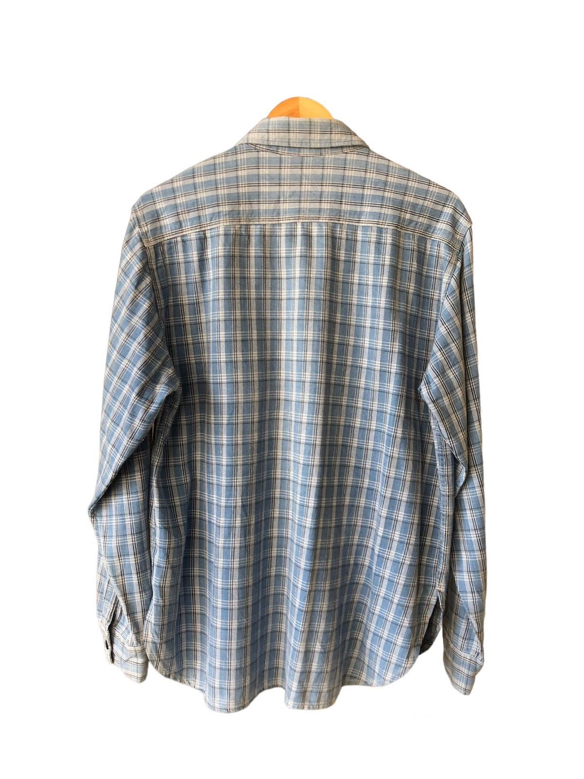 Levi's Vintage Levis Light Blue Flannel Size US L / EU 52-54 / 3 - 2 Thumbnail