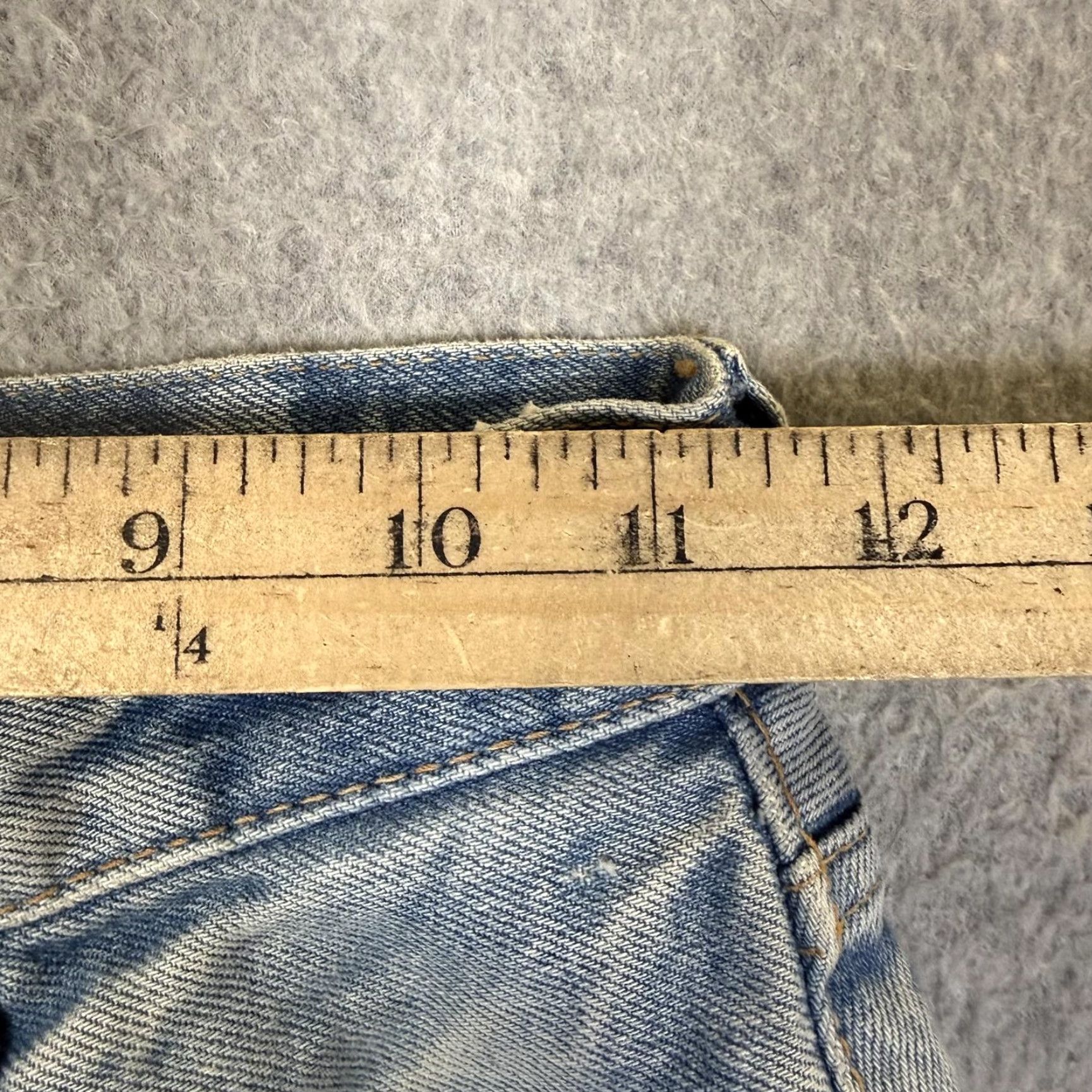 MOUSSY VINTAGE Moussy Jeans Women Size 23 Light Wash Distressed Straight Leg Blue (Ankle) Regular Slim? Size 40" / US 18 - 4 Thumbnail