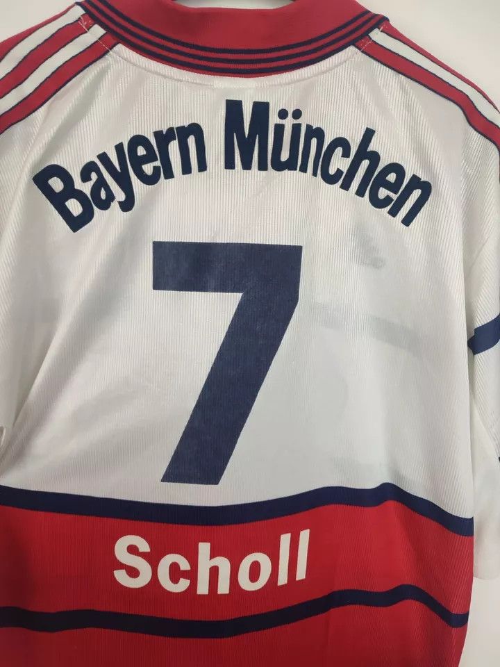 1998-00 FC Bayern Munich Munchen Away FOOTBALL SHIRT SOCCER