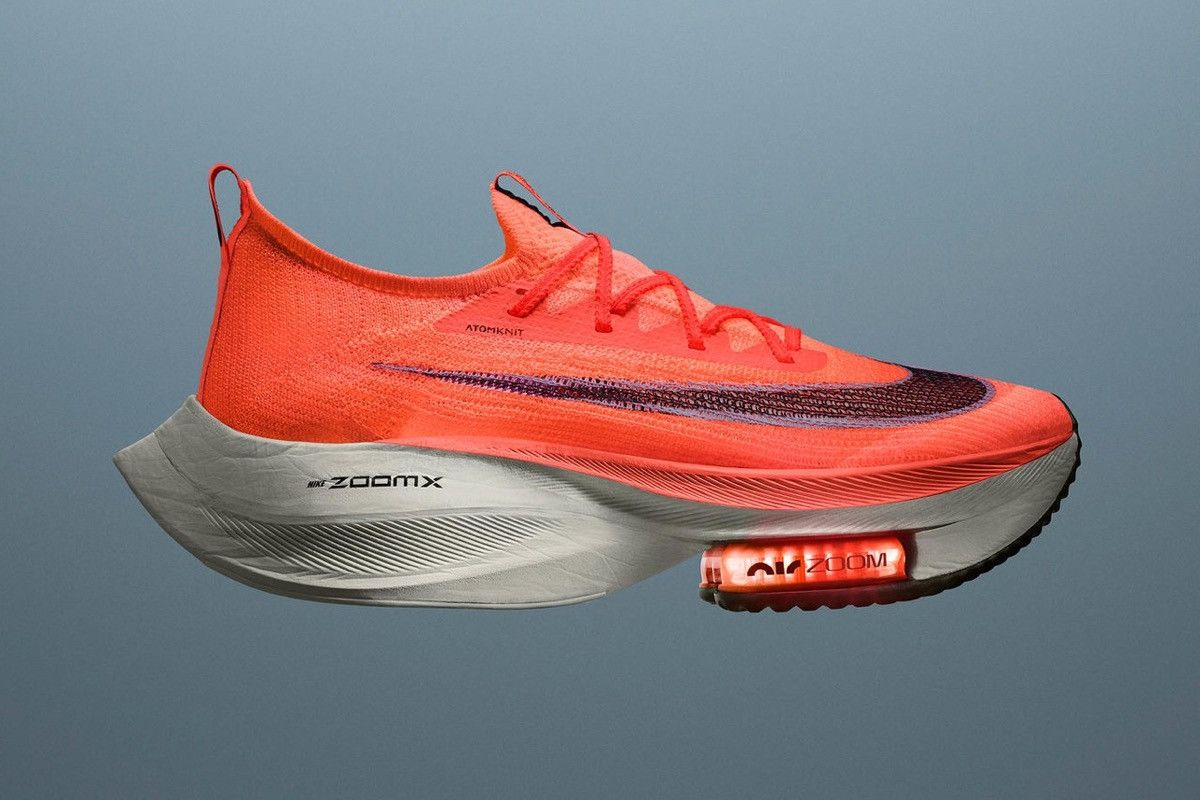 image of Nike Alphafly Bright Mango Shoes in Orange, Men's (Size 12)