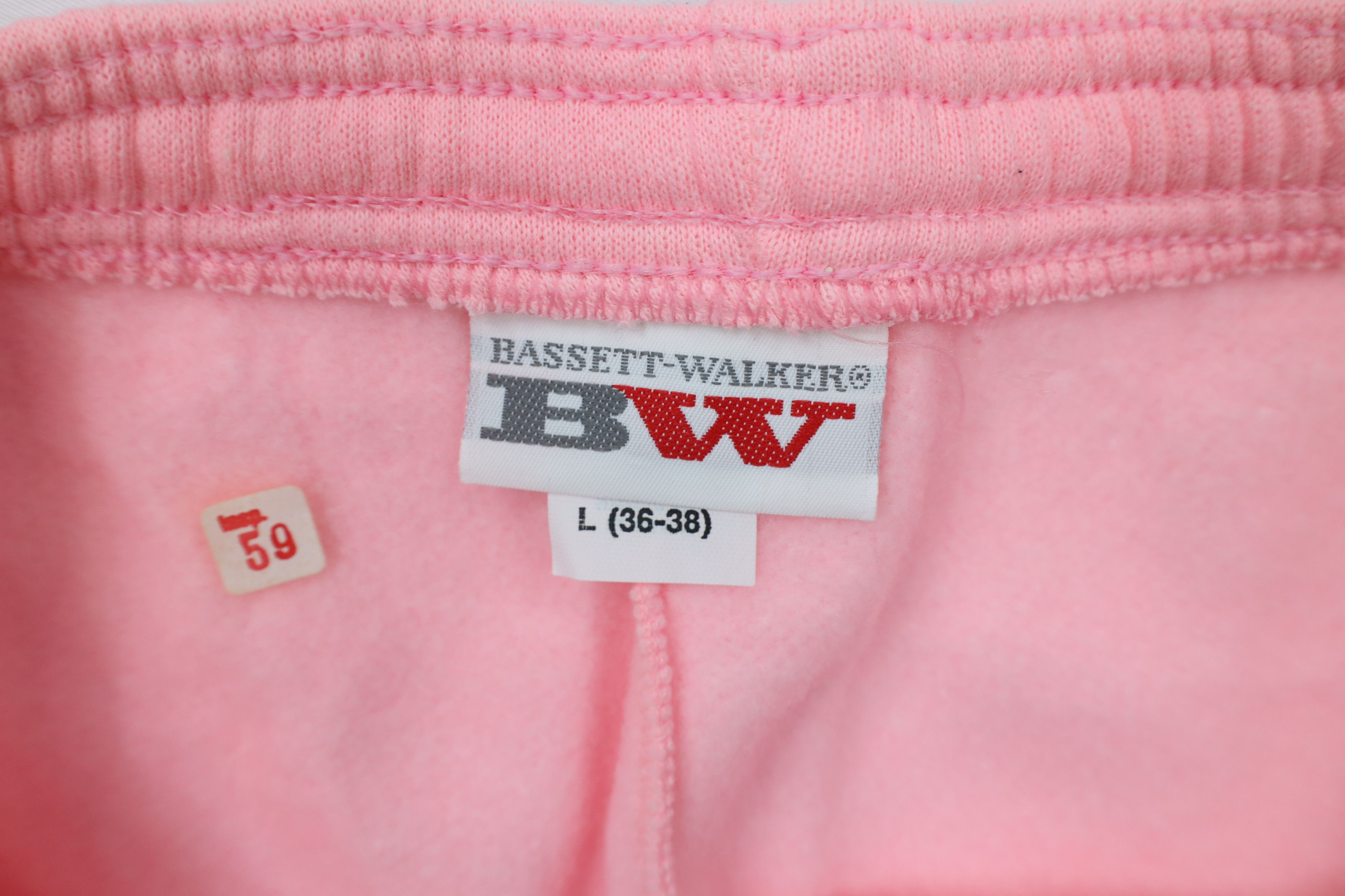 Vintage Deadstock Vintage 90s Streetwear Sweatpants Joggers Pink USA Size 30" / US 8 / IT 44 - 8 Thumbnail