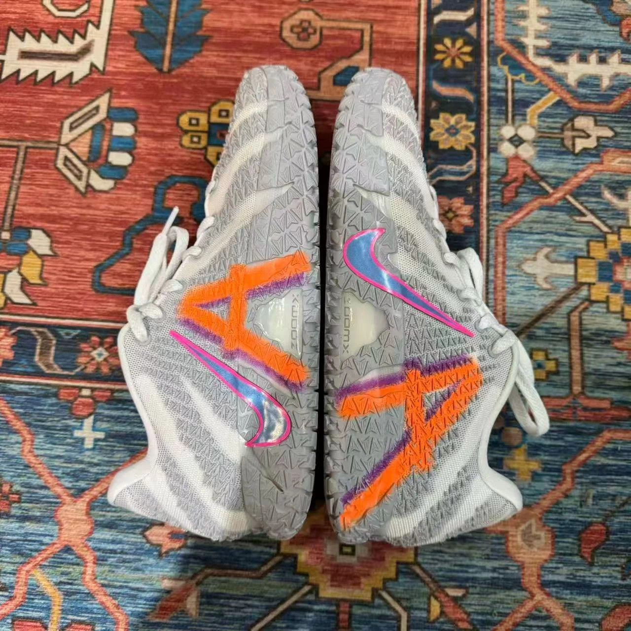 Nike Ja 3 White/Gray 45 Size US 12 / EU 45 - 5 Thumbnail