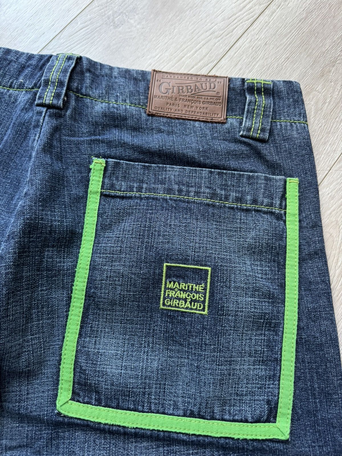 Marithe + Francois Girbaud Vintage Marithe Francois Girbaud Parachute Cargo Shorts Size US 34 / EU 50 - 11 Thumbnail