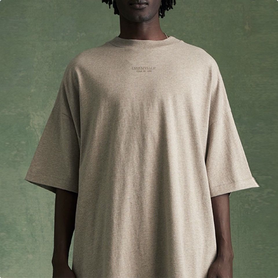 Fear of God FW23 Fear of God Essentials Core Heather Oversized T-Shirt Size US M / EU 48-50 / 2 - 1 Thumbnail