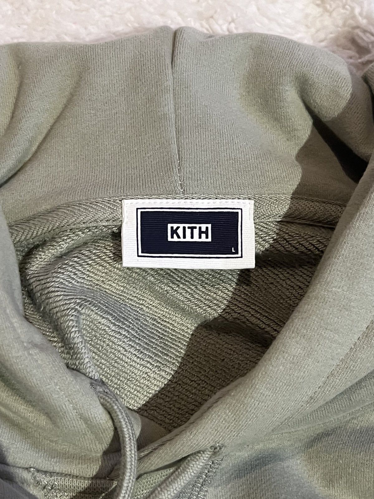 Kith × Ronnie Fieg Kith Sueded French Terry Nelson Hoodie Meadow Size US L / EU 52-54 / 3 - 12 Thumbnail