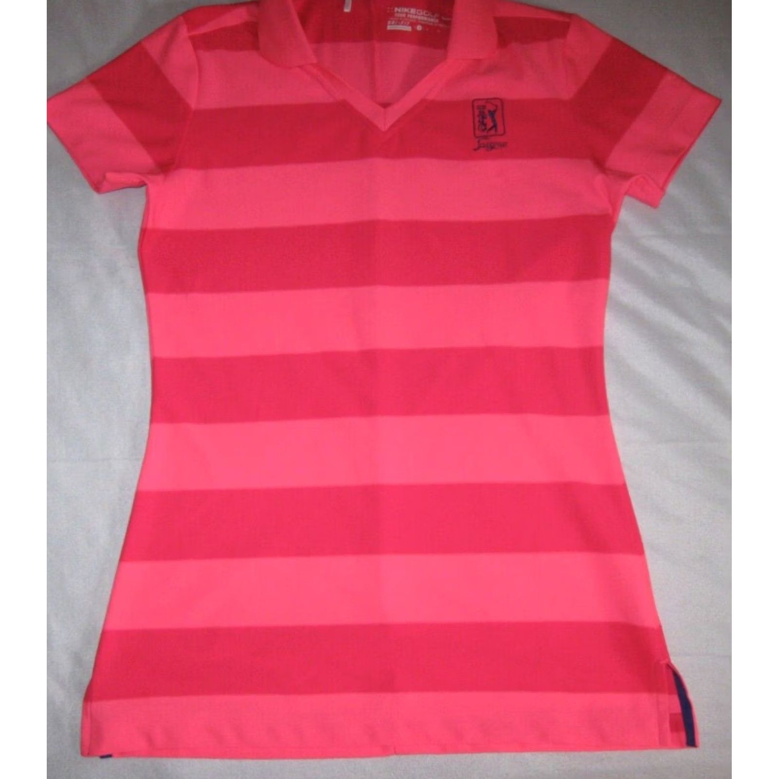 Nike Nike Golf Polo Shirt Women's Small Pink Ponte Vedra Beach TPC Sawgrass Nike Tour Performance Sports Beach Golf Shirt Womens Small Pink Size S / US 4 / IT 40 - 2 Thumbnail