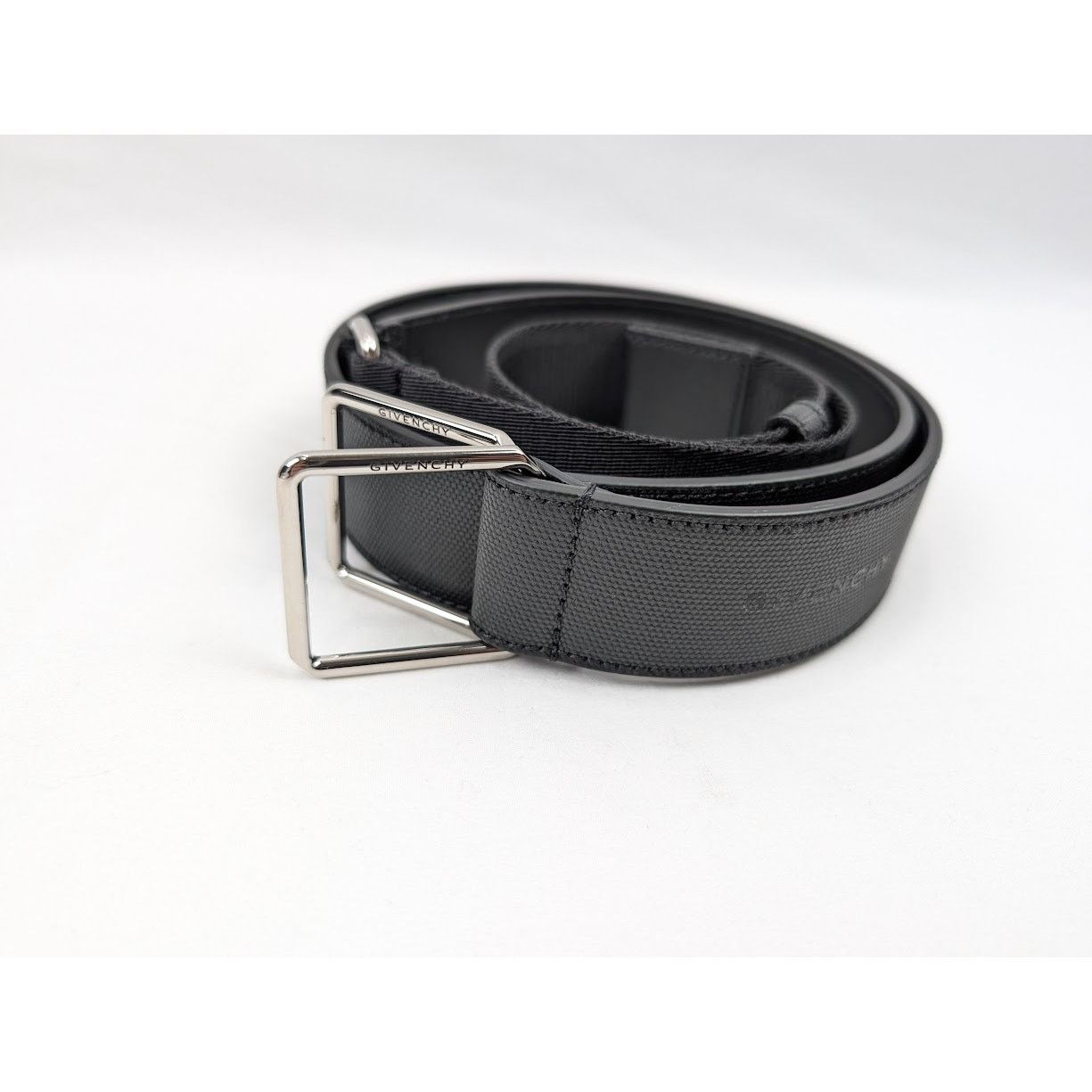 Givenchy o1rshd1 Size: 95 / Double Ring Belt in Black Size 36 - 1 Thumbnail