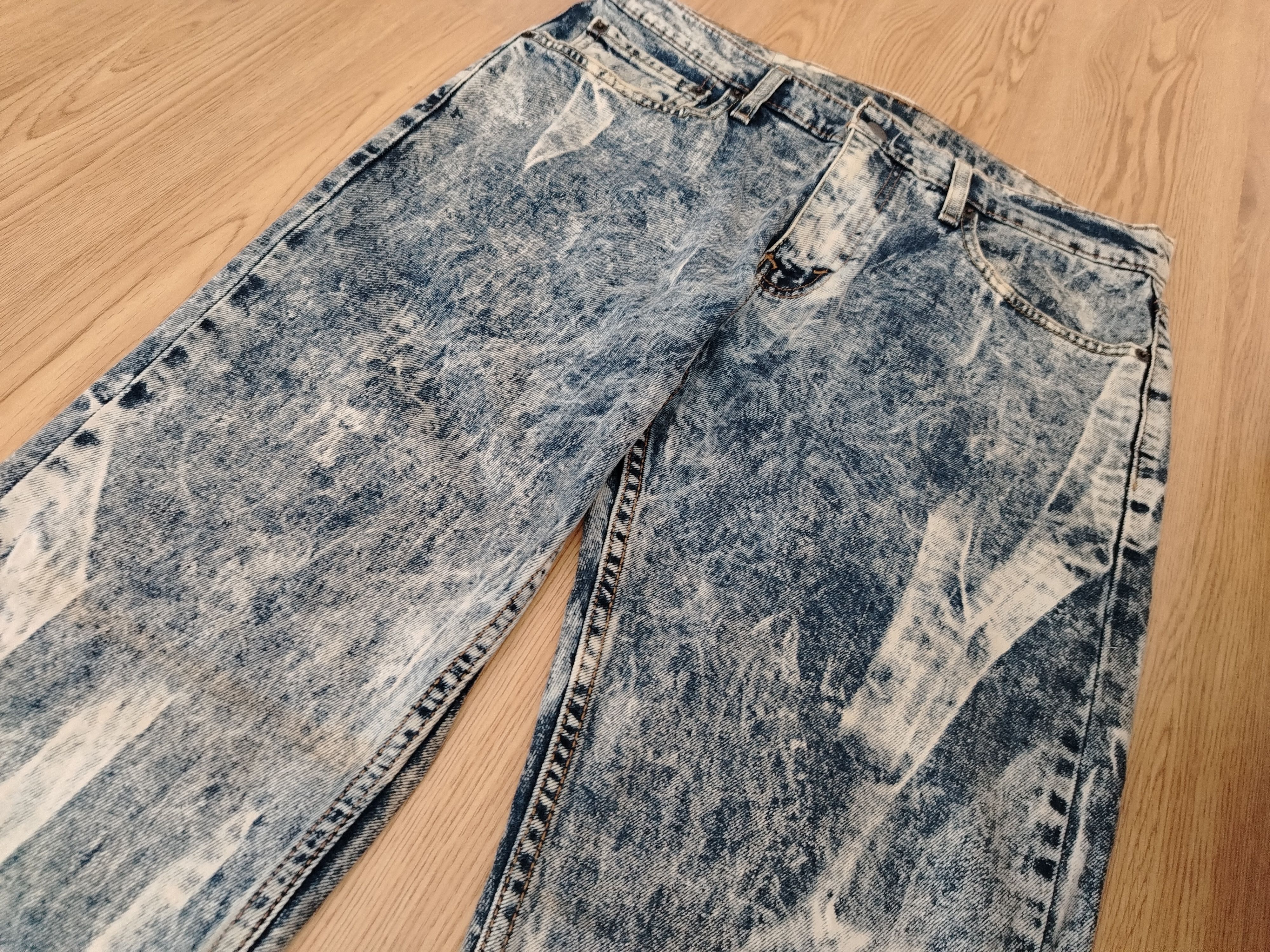 Levi's × Vintage Levis 512 Taper Jeans Acid Wash Vintage Size US 33 - 6 Thumbnail