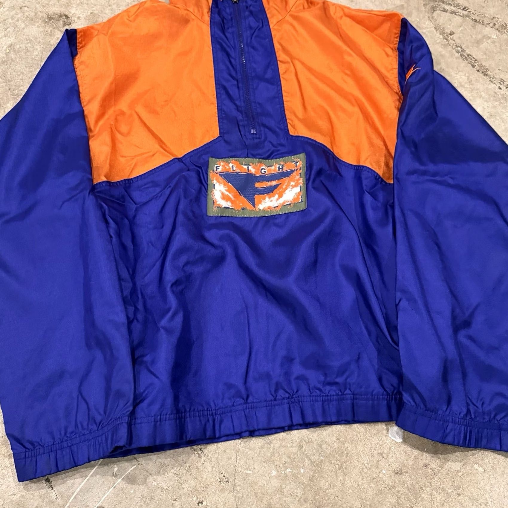 Nike VINTAGE Nike Air Flight windbreaker Jacket Men L Orange 90s Windbreaker Nike Air Flight 90s Mens L Orange Size US L / EU 52-54 / 3 - 6 Thumbnail