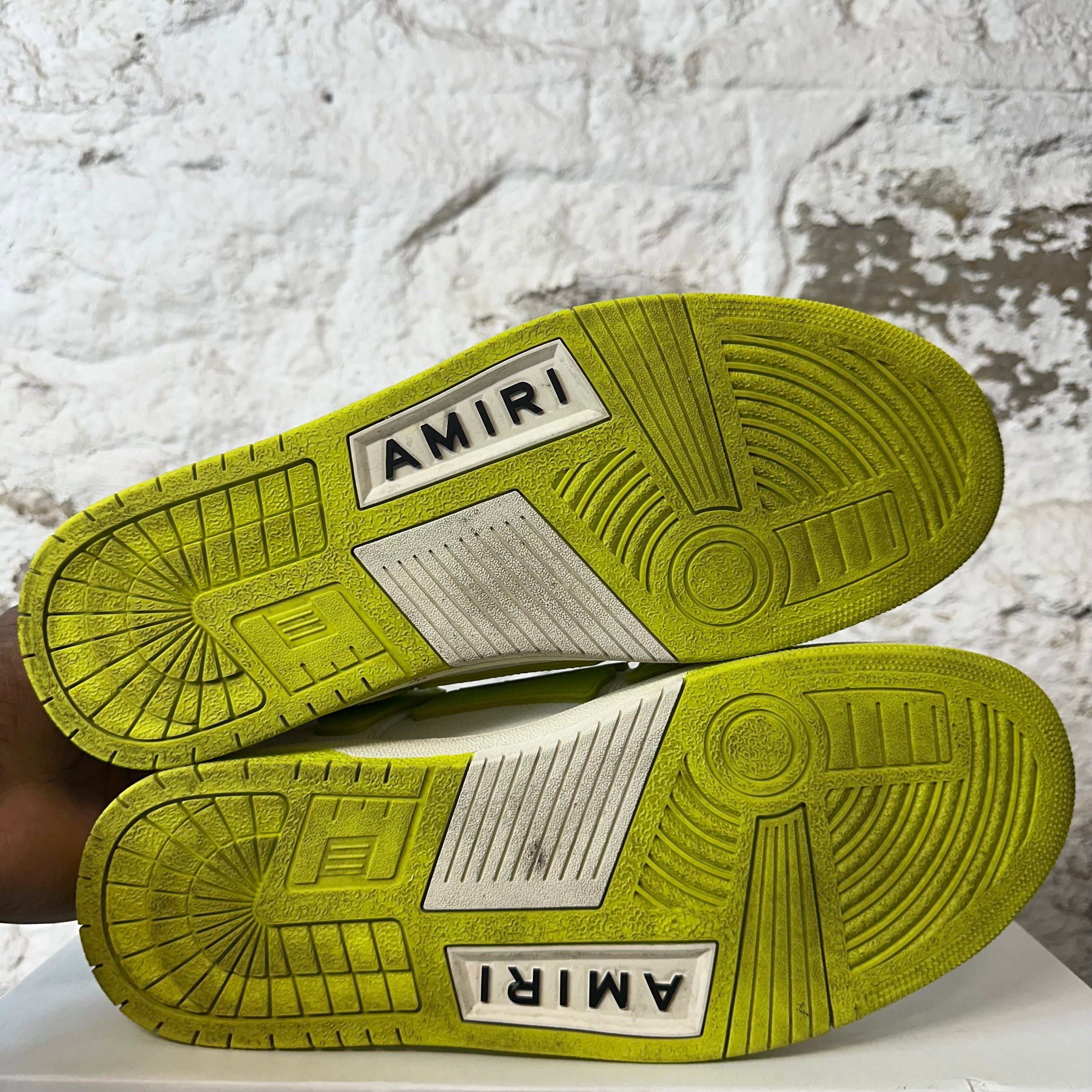 Amiri Amiri Yellow Skeleton White Sneaker Sz 10 (43) Size US 10 / EU 43 - 5 Thumbnail