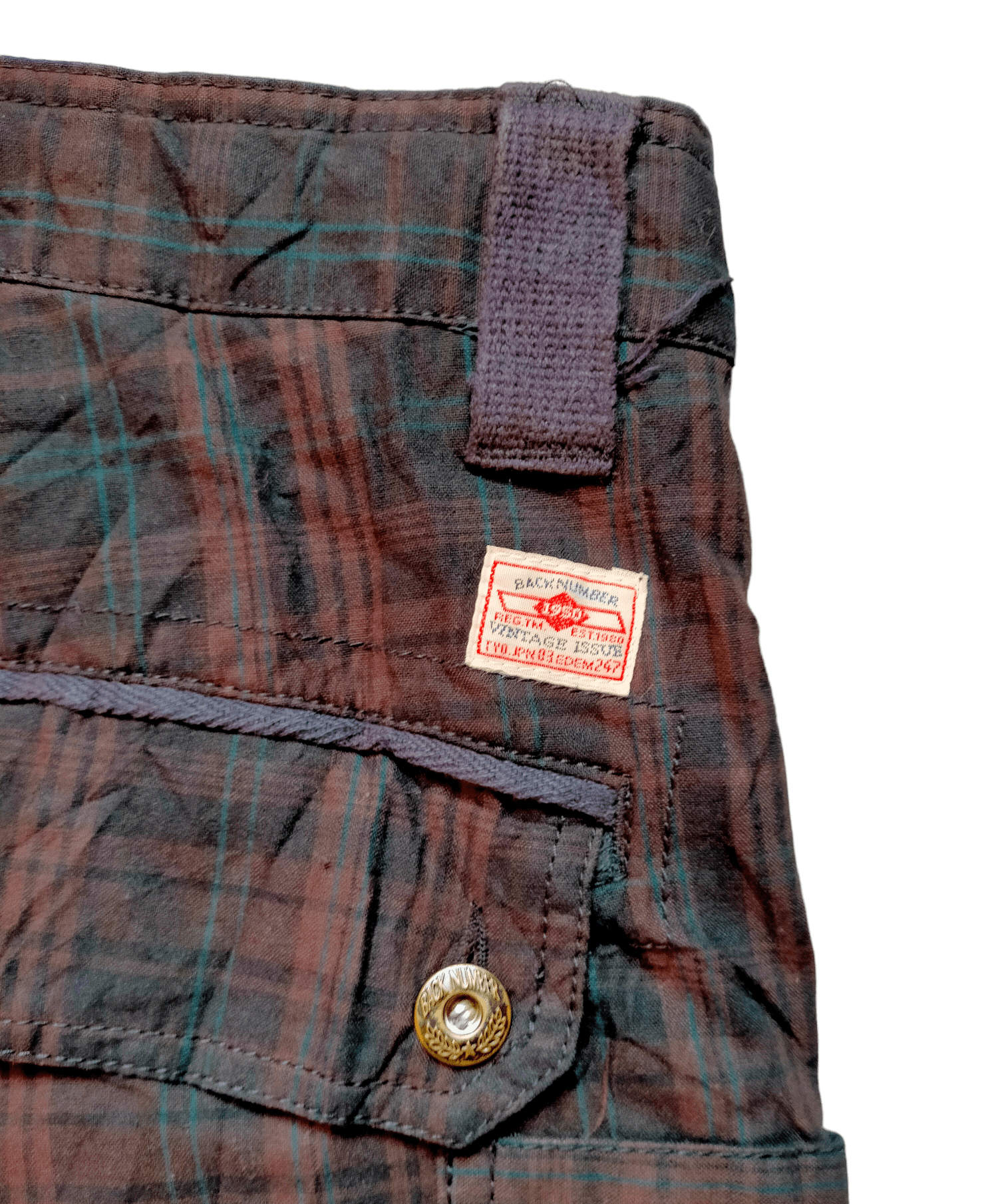 Hysteric Glamour Made in japan Back Number Tactical Multipocket Plaid Pants Size US 30 / EU 46 - 14 Thumbnail