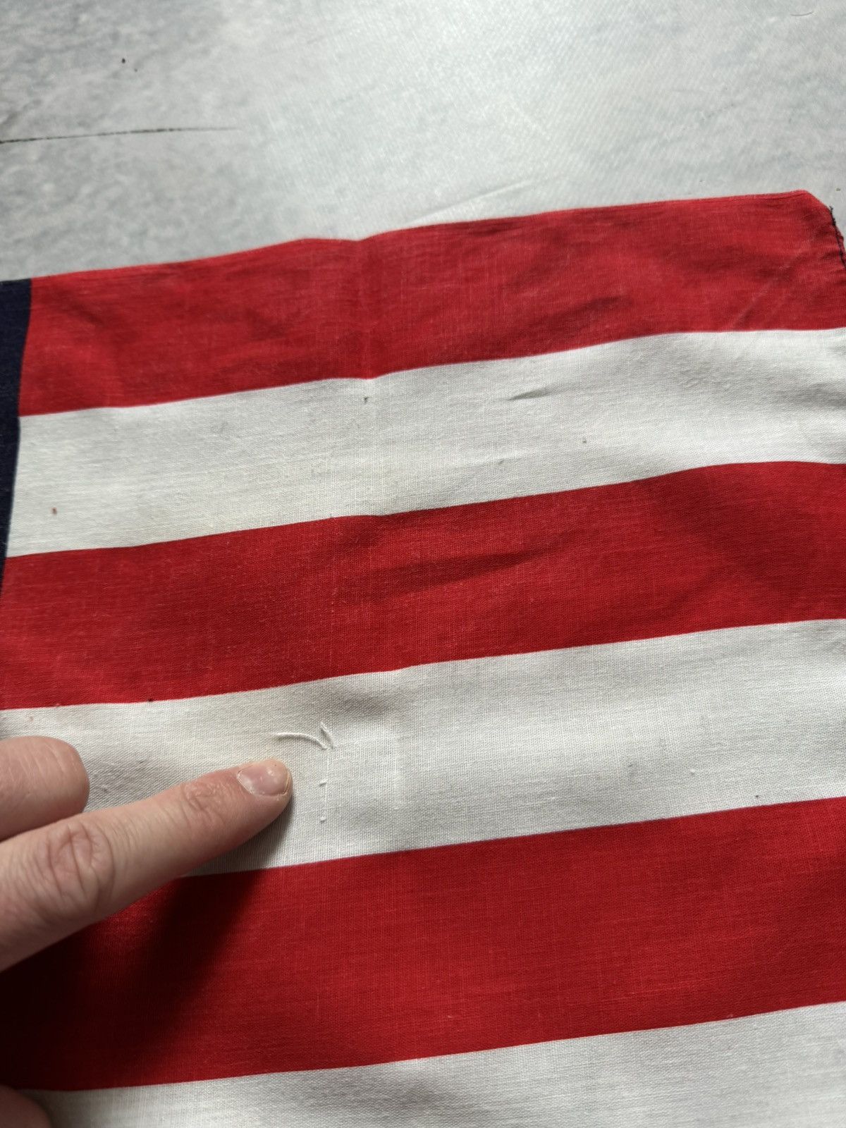 Vintage 🇺🇸Vintage 90-00s Bandana scarf retro USA FLAG handkerchief Size ONE SIZE - 5 Thumbnail