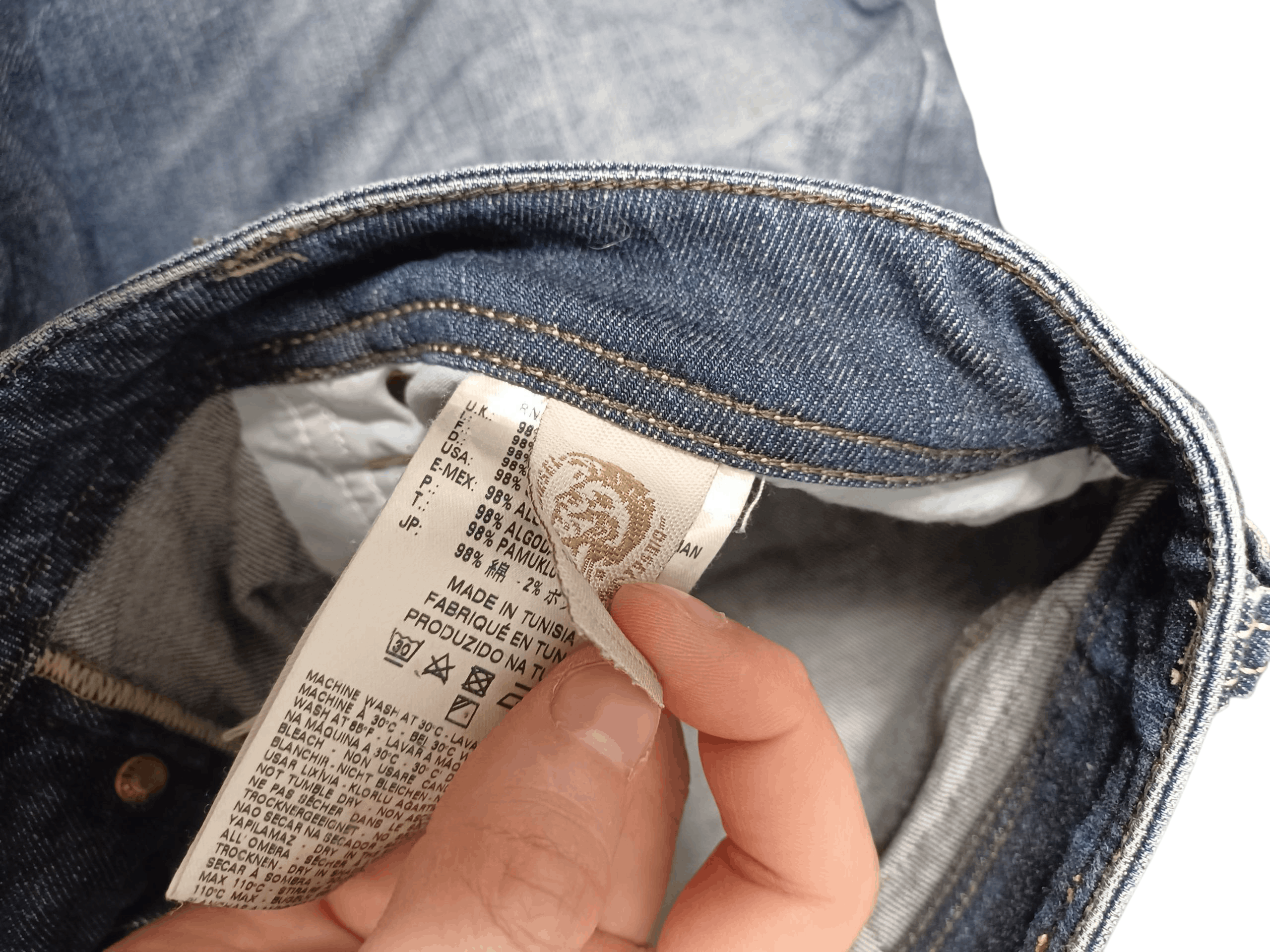 Diesel DIESEL LARKEE VINTAGE W36 L32 JEANS DENIM Size US 36 / EU 52 - 5 Thumbnail