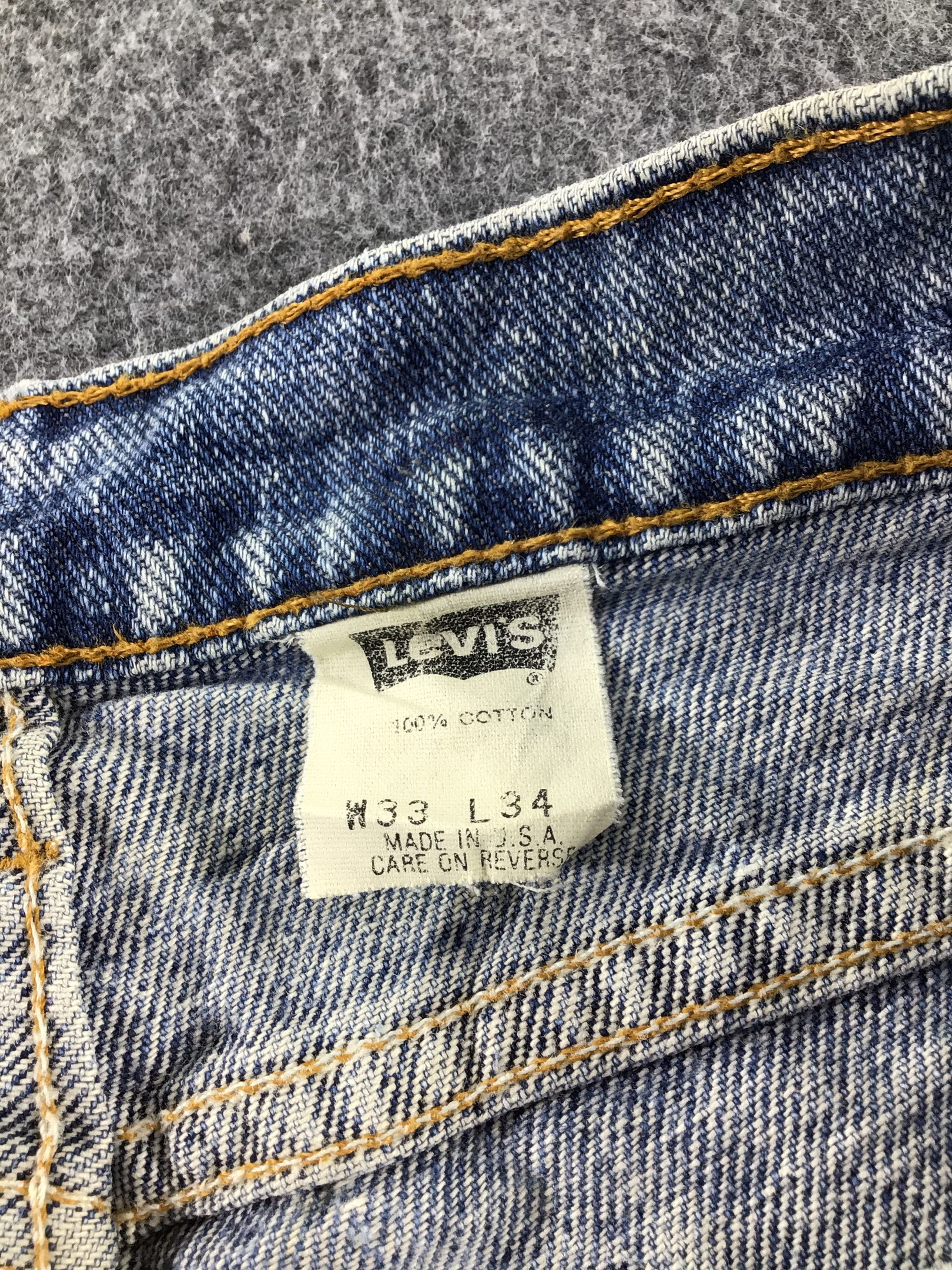 Levi's Vintage 90s Levis 560 Jeans Stone Wash Denim -J406 Size US 33 - 9 Thumbnail