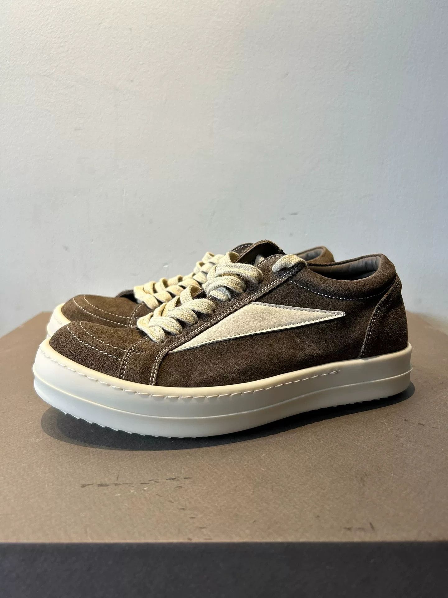 Rick Owens Rick Owens Brown Suede Size 36 Size US 5 / IT 35 - 1 Thumbnail