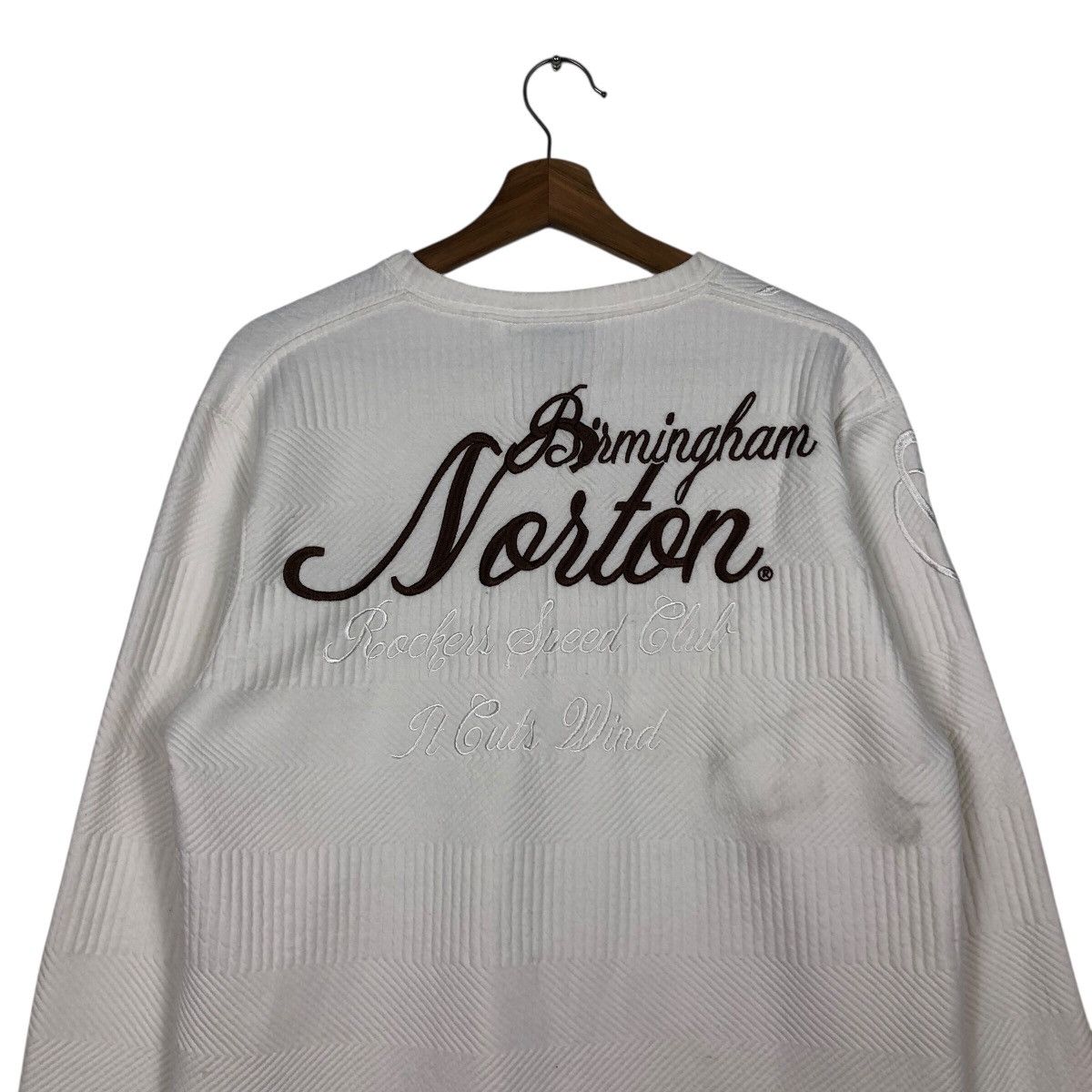 Japanese Brand Vintage Sweatshirt Norton Big Logo Design Biker Punk Design Size US L / EU 52-54 / 3 - 11 Thumbnail