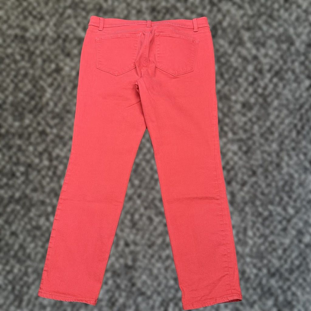 Ann Taylor Ann Taylor Jeans Ankle Womens 8 Pink Mid Rise Stretch Slim 5-Pocket Denim City Modern Fit Size 30" / US 8 / IT 44 - 1 Thumbnail