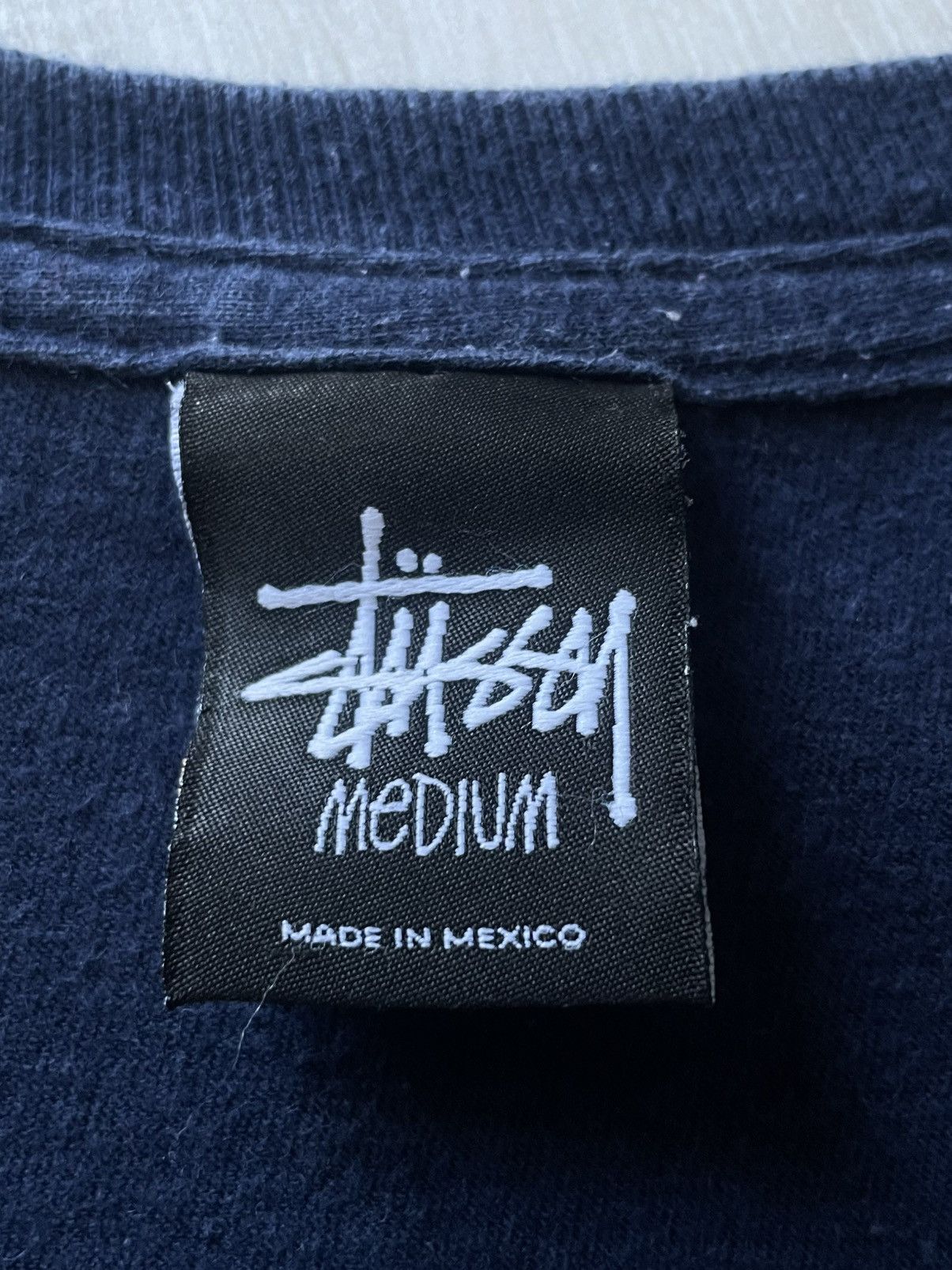 Stussy Vintage 00’s Stussy #80 T-Shirt Dark Blue RARE Size US L / EU 52-54 / 3 - 6 Thumbnail