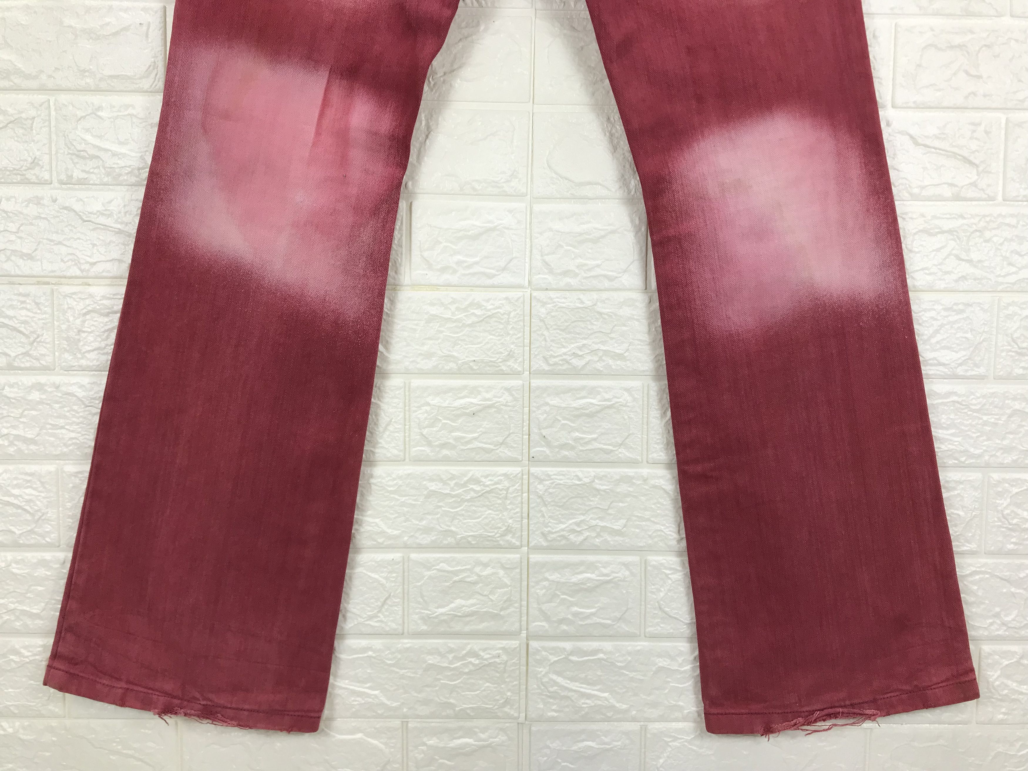 Hysteric Glamour Vintage Hysteric Glamour Patched Hawaiian Flare Jeans Size US 32 / EU 48 - 7 Thumbnail