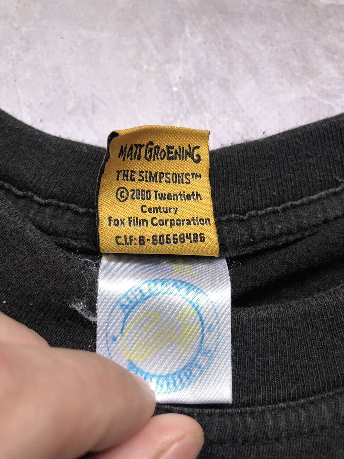 Other Vintage 2000 The Simpsons T-Shirt XL Size US XL / EU 56 / 4 - 3 Thumbnail