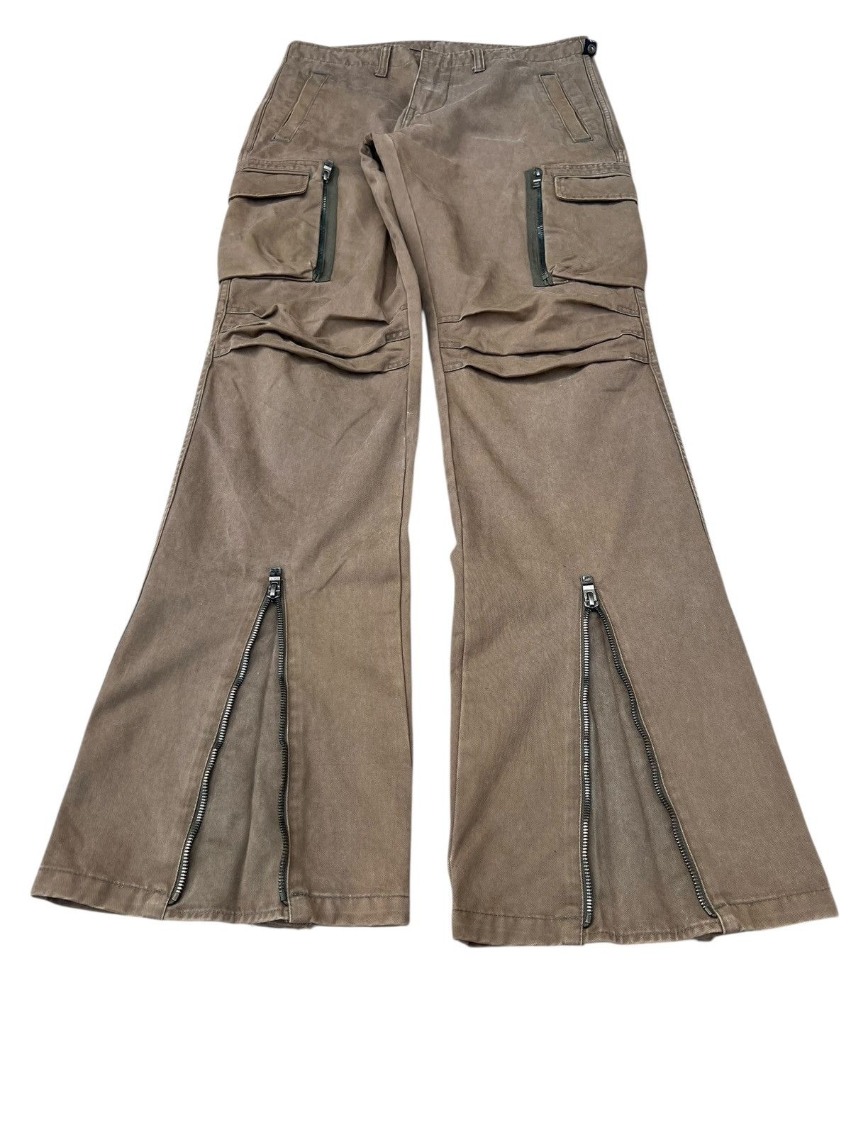 wjk WJK Japan Faded Waxed Mud Bondage Cargo Trouser Pant Size US 30 / EU 46 - 14 Thumbnail