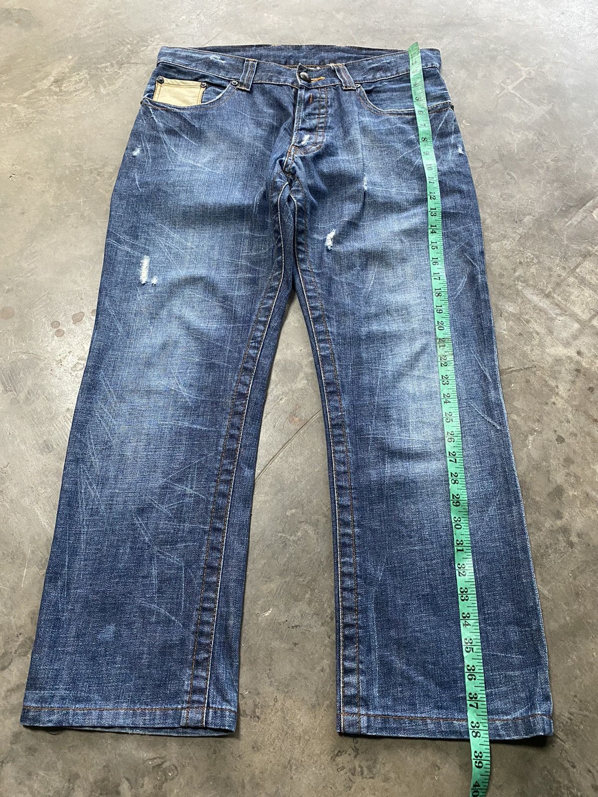 Hysteric Glamour × Jun Takahashi × Tornado Mart BAGGY JEANS JAPANESE JUNMEN BY JUN TAKAHASI @act230 Size US 34 / EU 50 - 5 Thumbnail